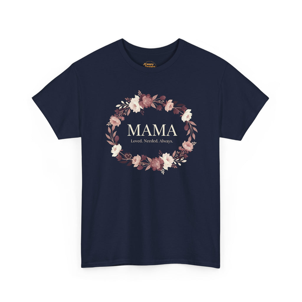 Mama Floral Tee — “My Heart Is Full” Mother's Day Shirt
