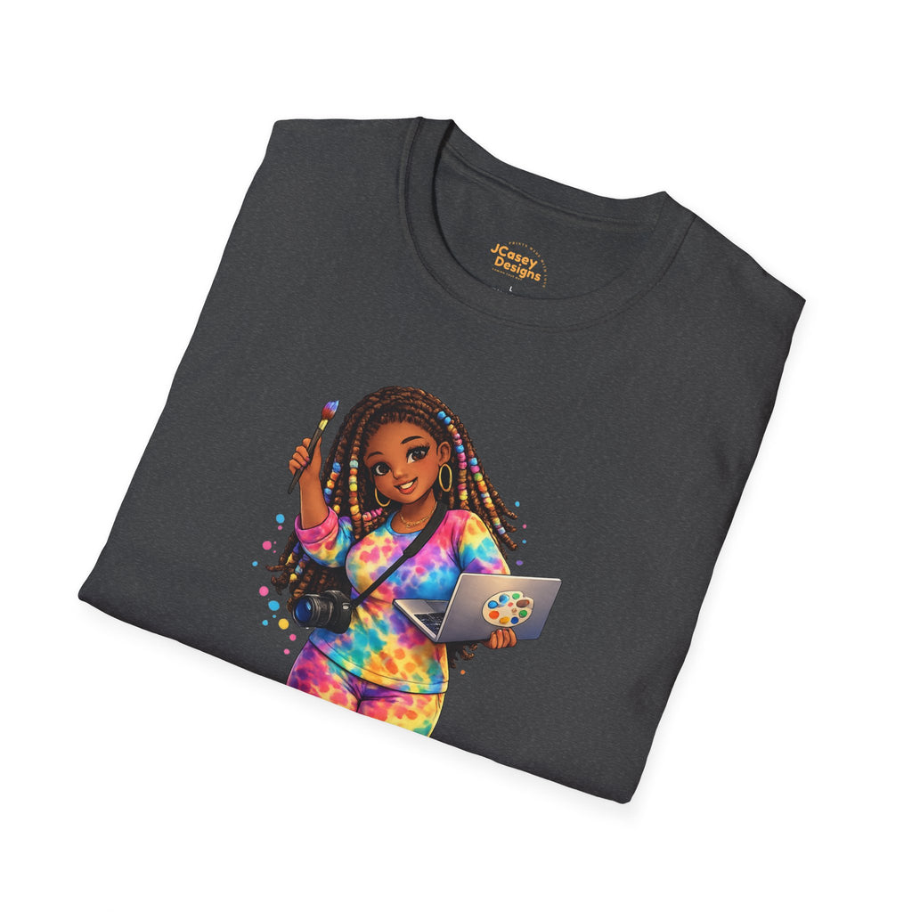 The Muse Graphic T-Shirt | Creative Black Girl Art Tee