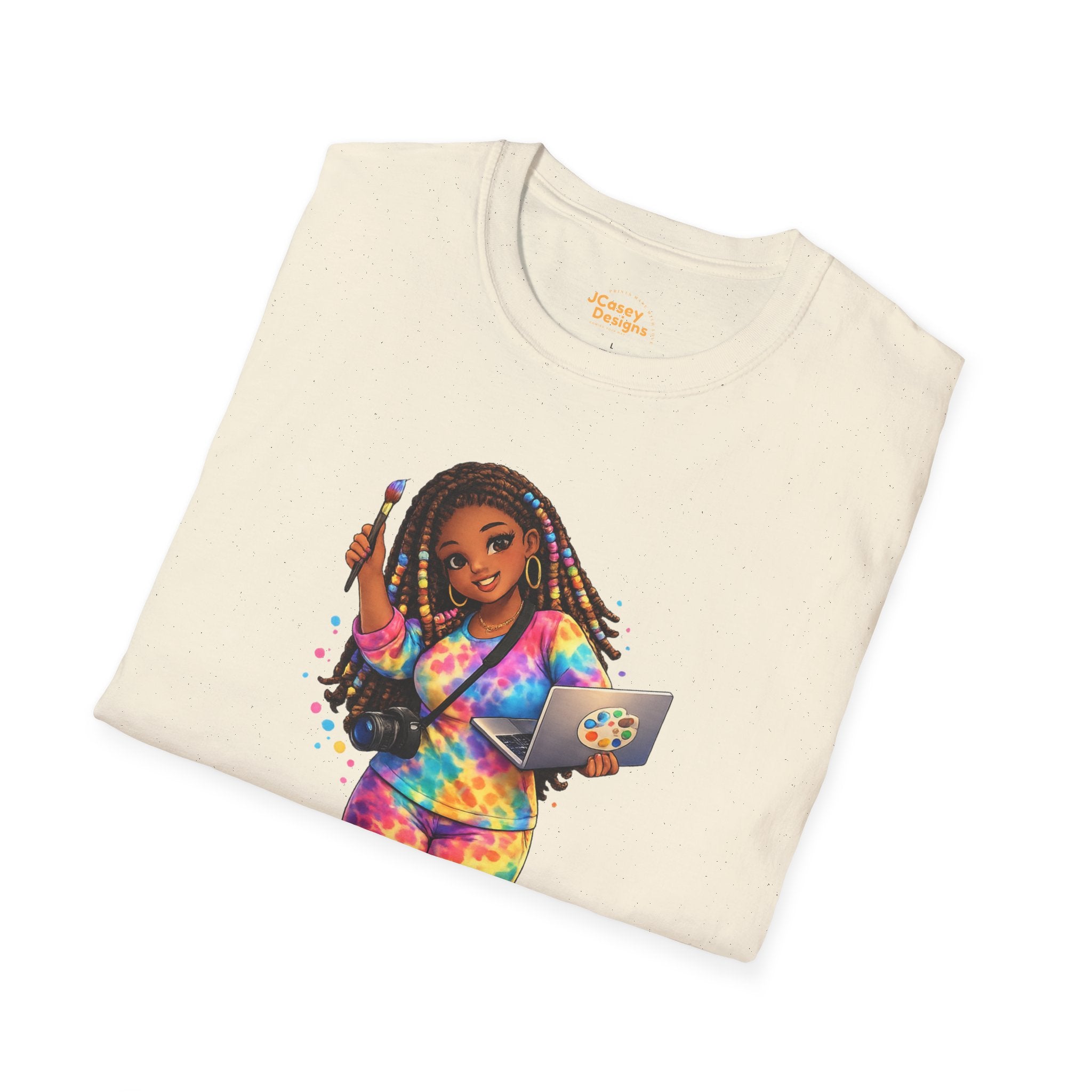 The Muse Graphic T-Shirt | Creative Black Girl Art Tee