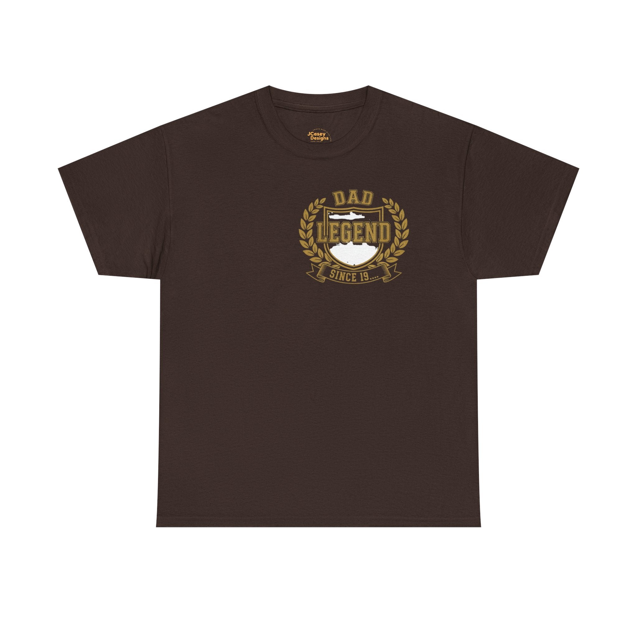 Proud Dad T‑Shirt — "Proud Dad, My Greatest Title" Baby Footprint Tee