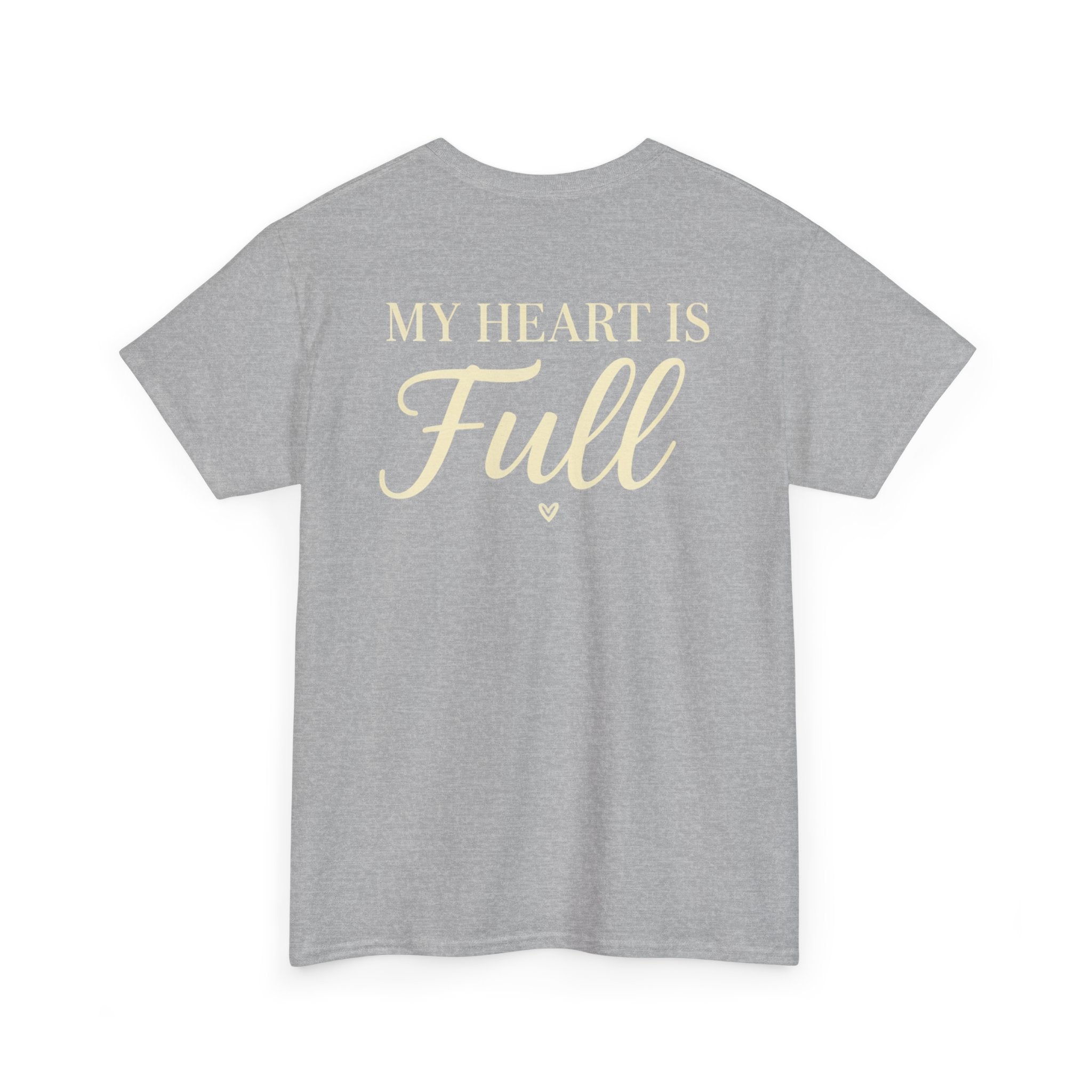 Mama Bear T-Shirt — "My Heart Is Full" Mom Graphic Tee