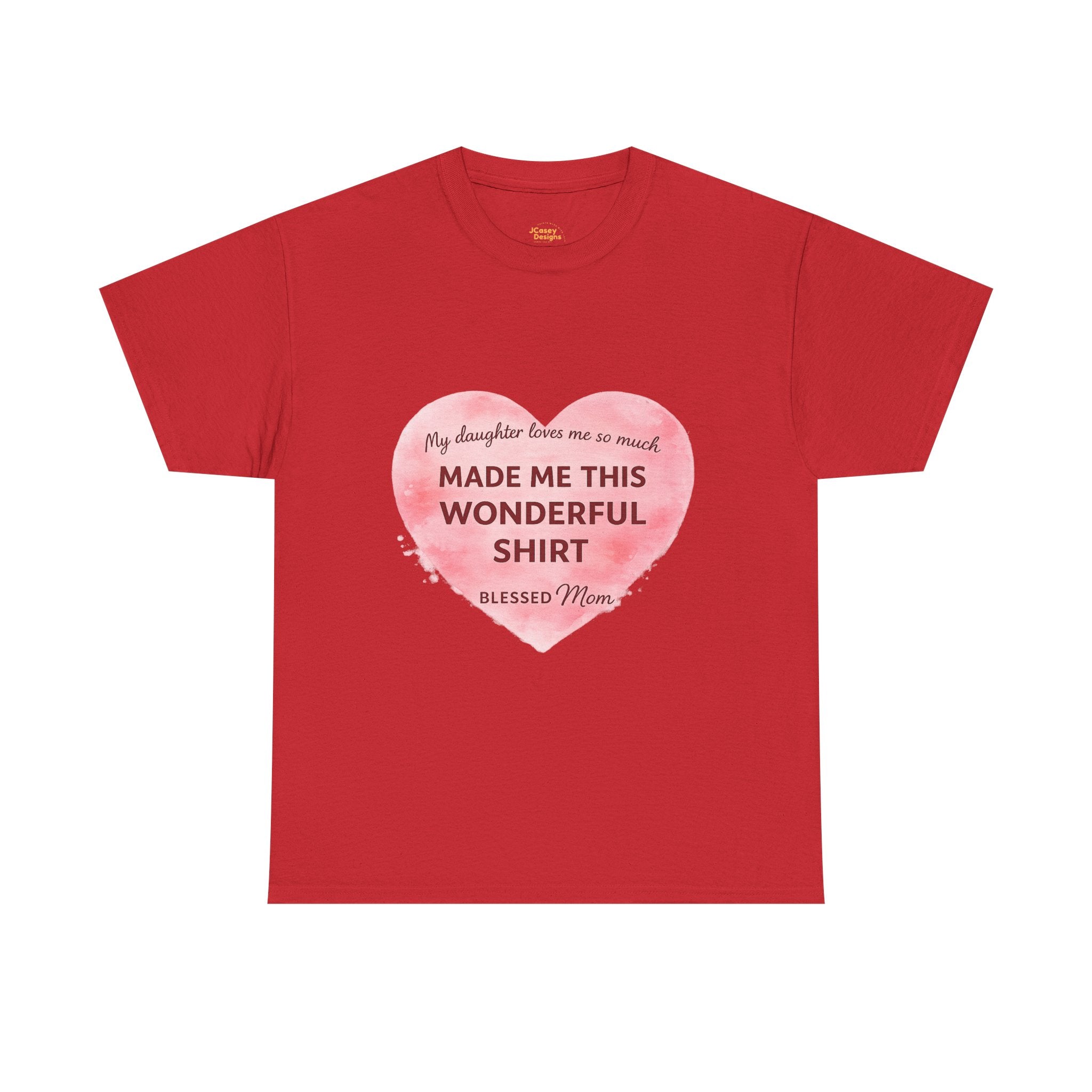 Blessed Mom Heart Shirt – Gift from Daughter