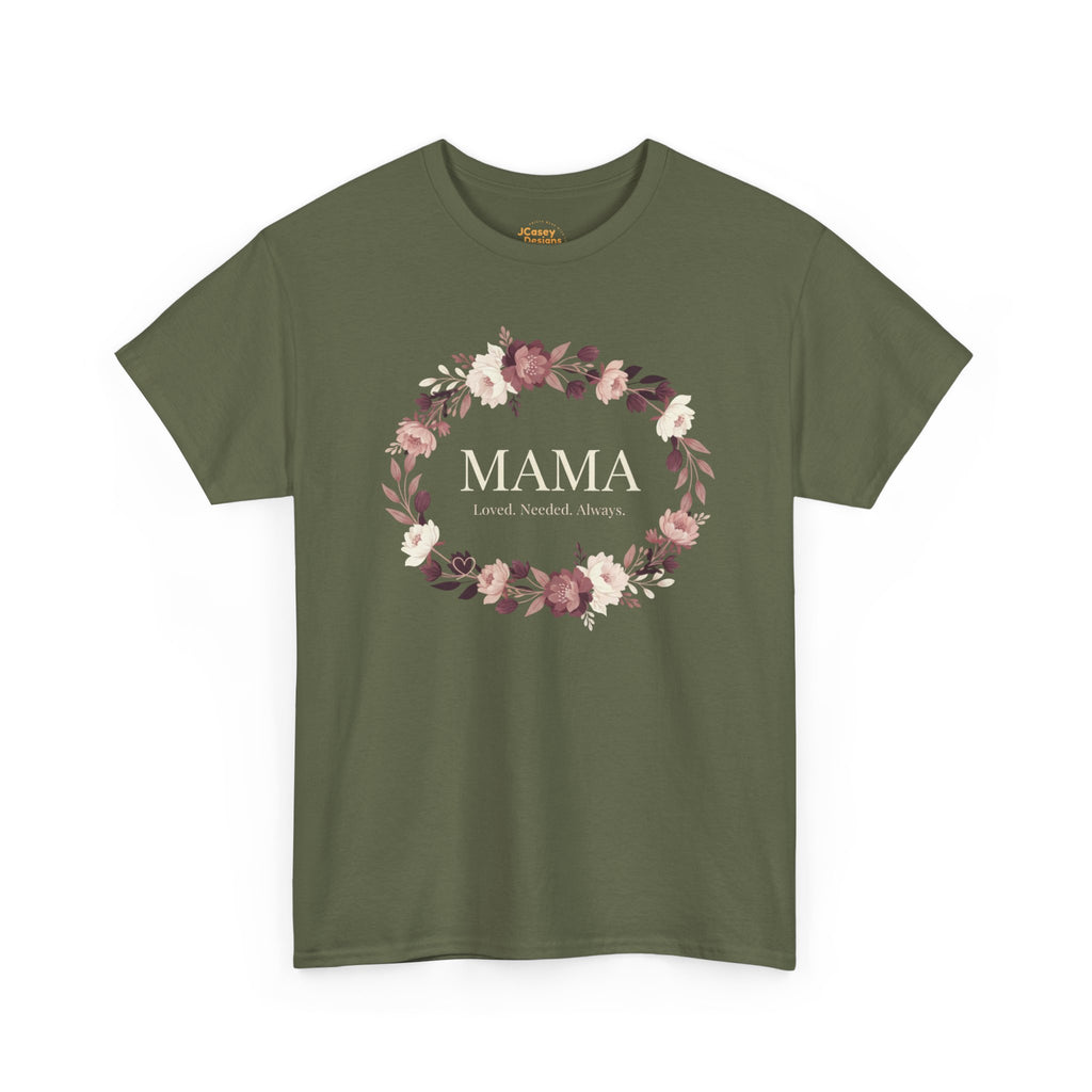 Mama Floral Tee — “My Heart Is Full” Mother's Day Shirt