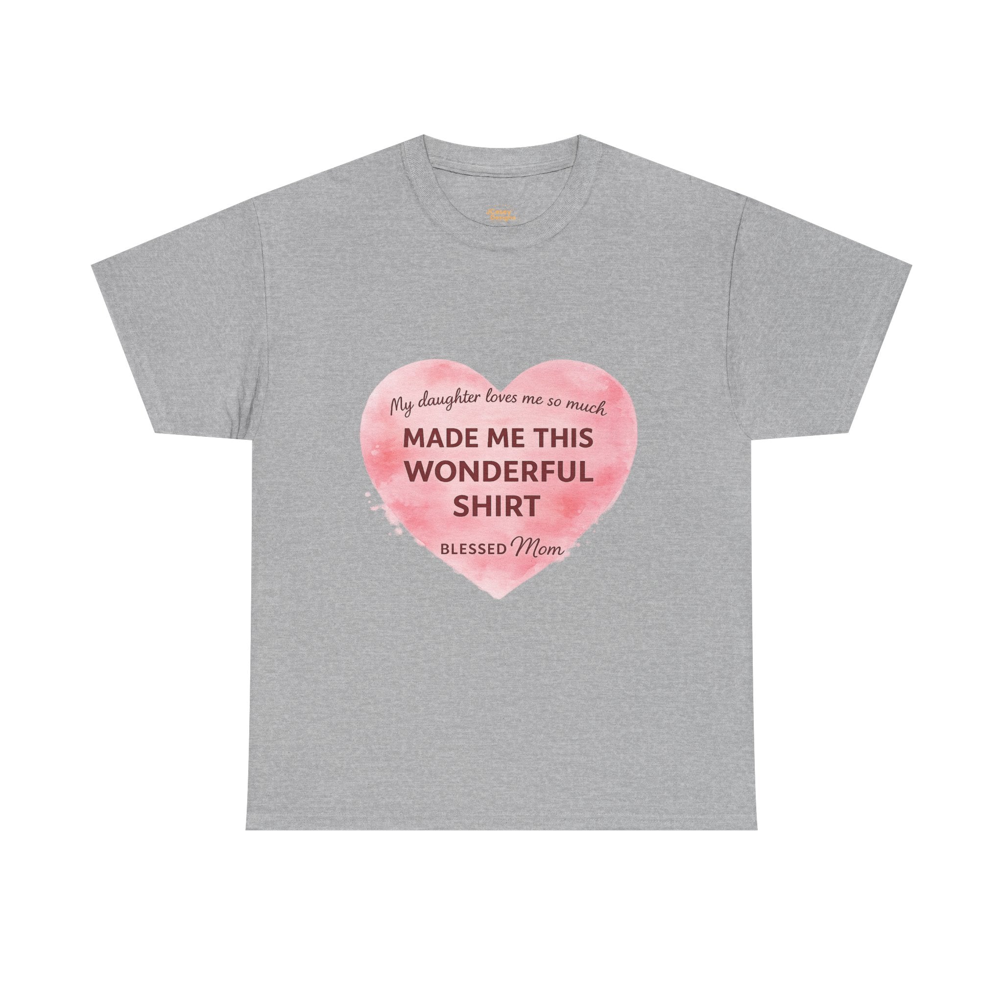 Blessed Mom Heart Shirt – Gift from Daughter