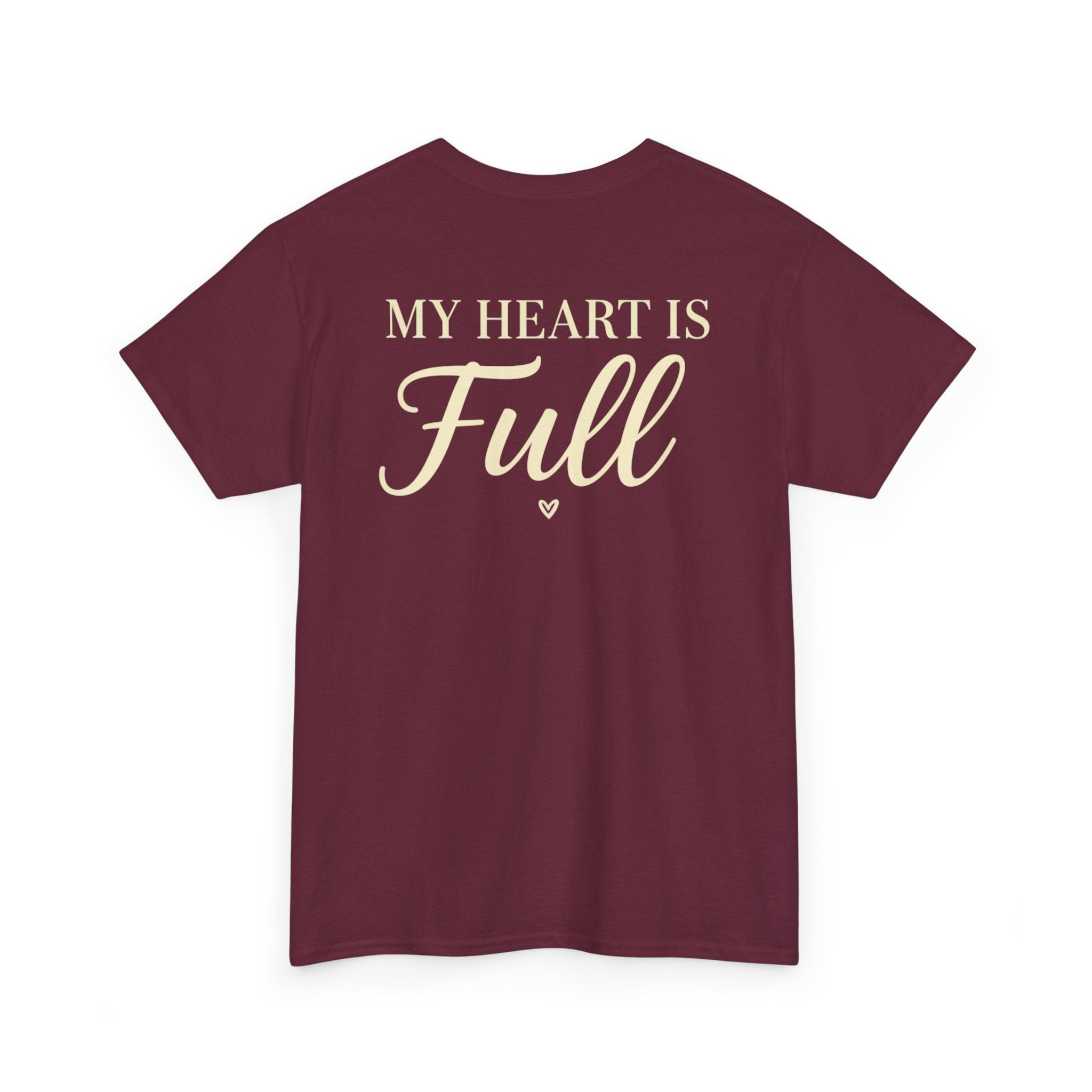Mom My Guiding Light T‑Shirt — 'My Heart Is Full' Mother's Day Tee