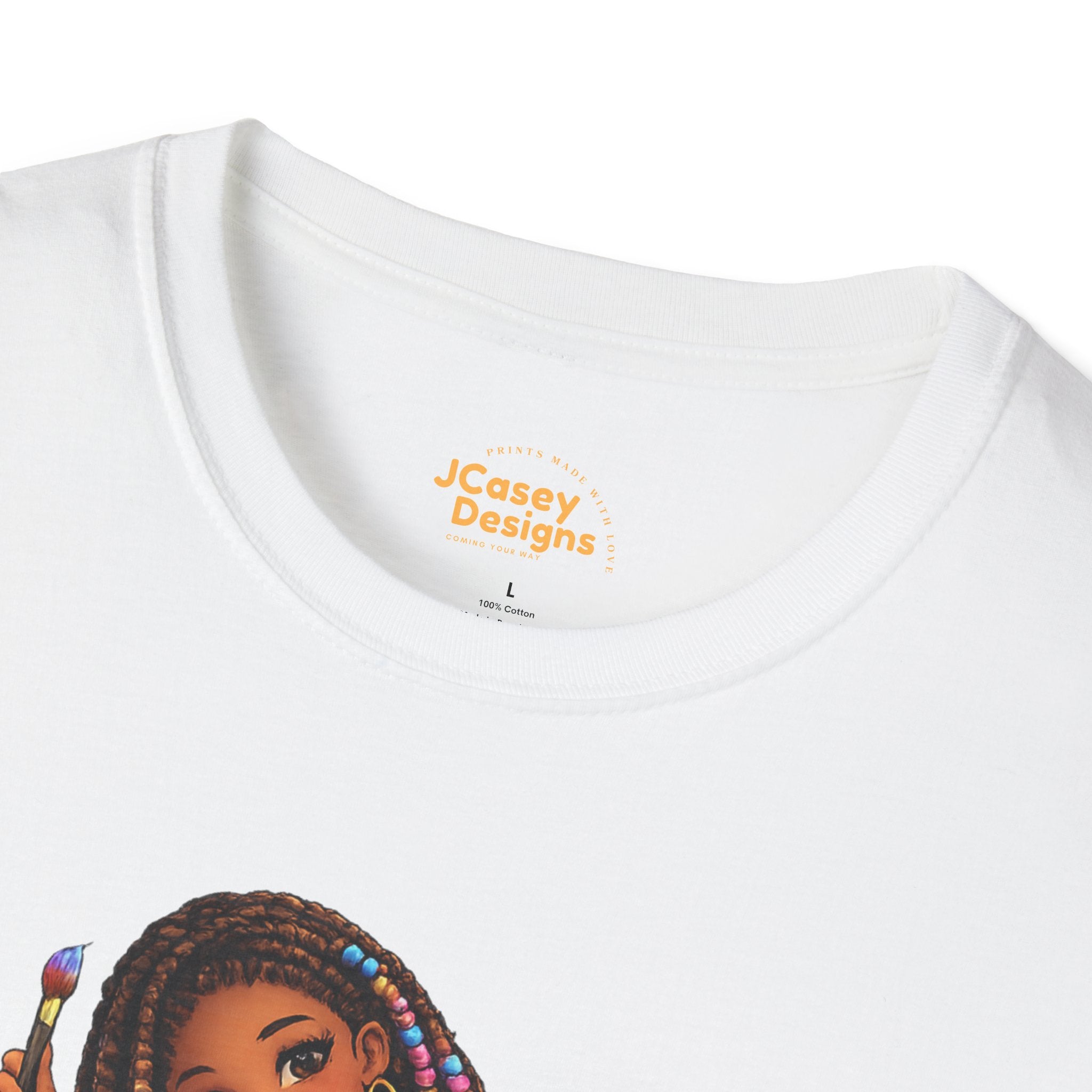 The Muse Graphic T-Shirt | Creative Black Girl Art Tee