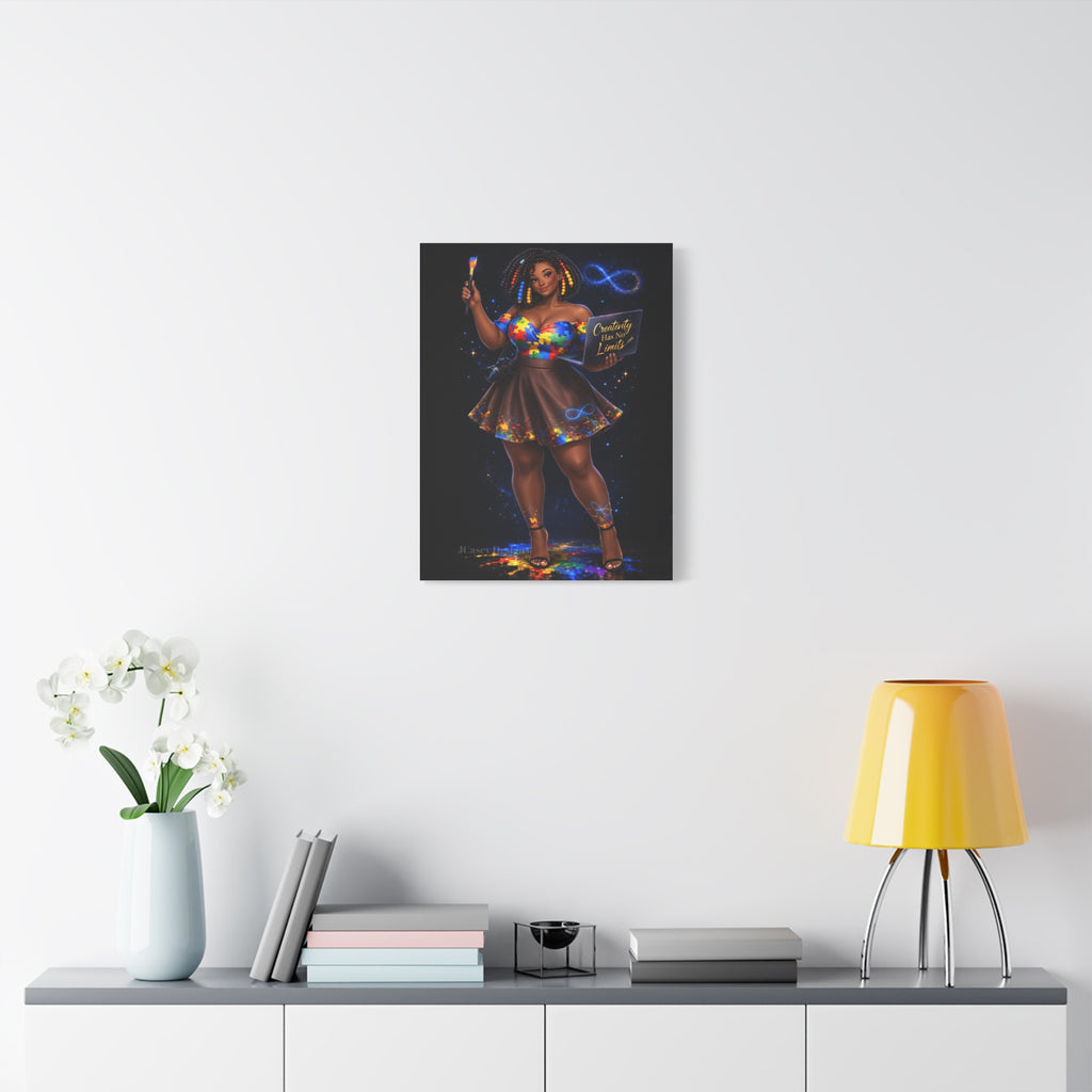 Infinite Creativity™ | BBW Baddie Muse Art Canvas