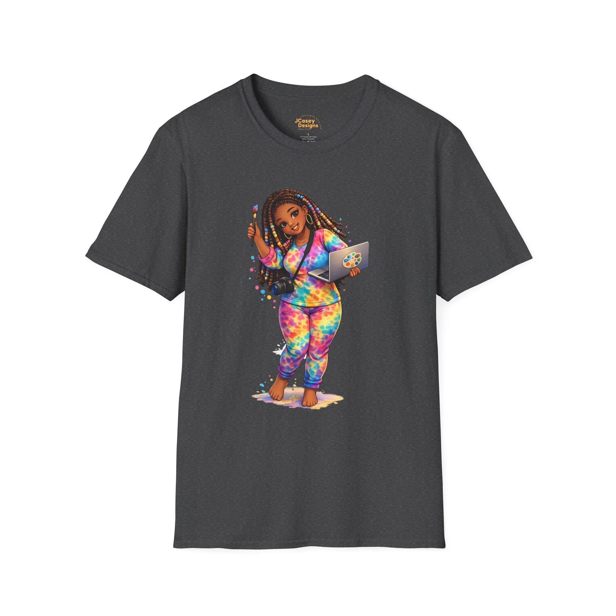 The Muse Graphic T-Shirt | Creative Black Girl Art Tee