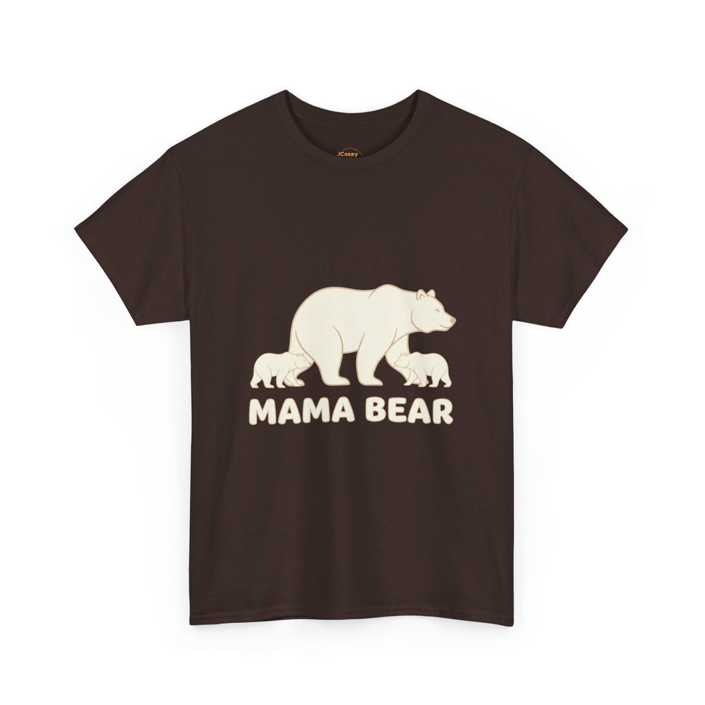 Mama Bear T-Shirt — "My Heart Is Full" Mom Graphic Tee