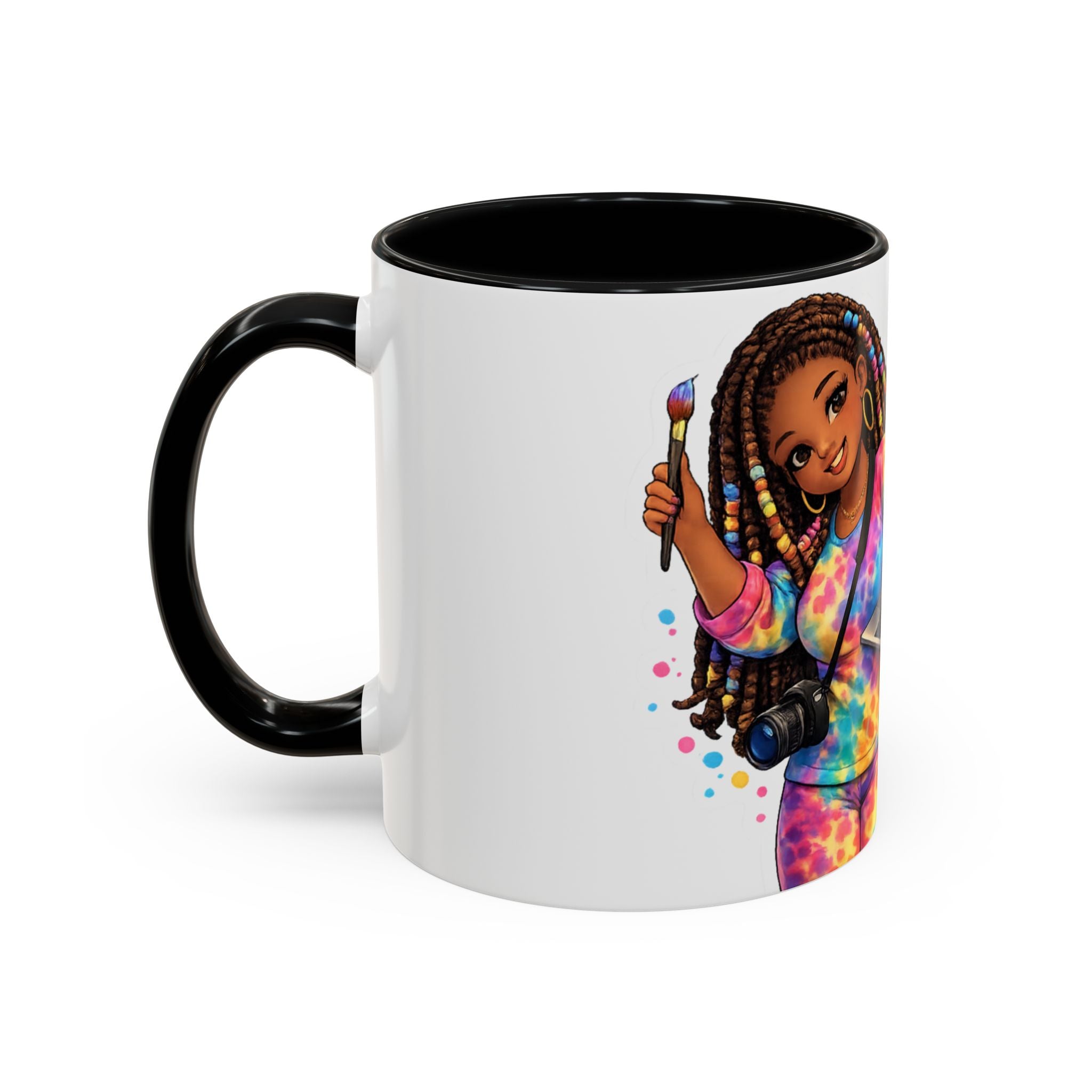 The Muse Creative Accent Mug – Gold Text Design (11oz)