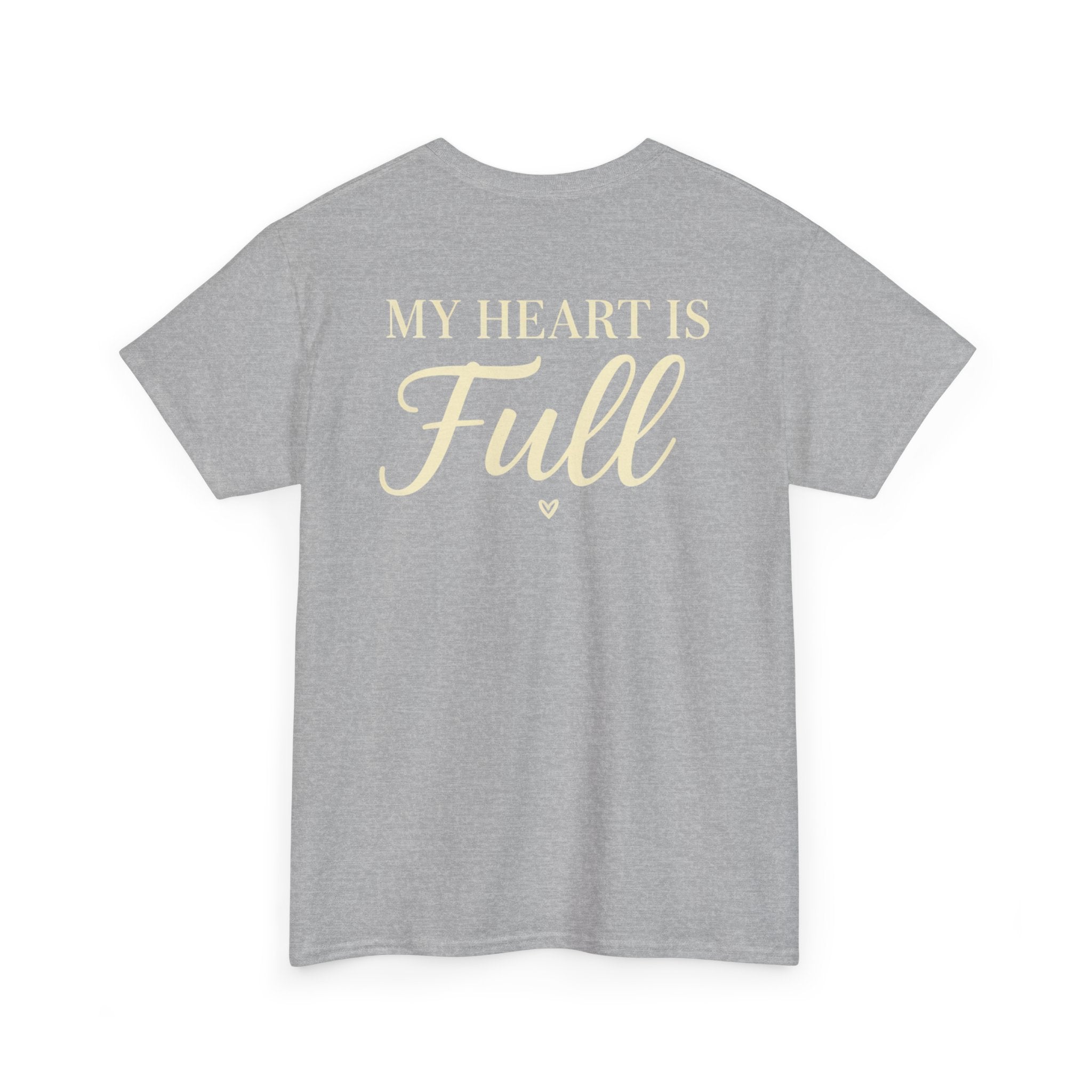 Mom My Guiding Light T‑Shirt — 'My Heart Is Full' Mother's Day Tee
