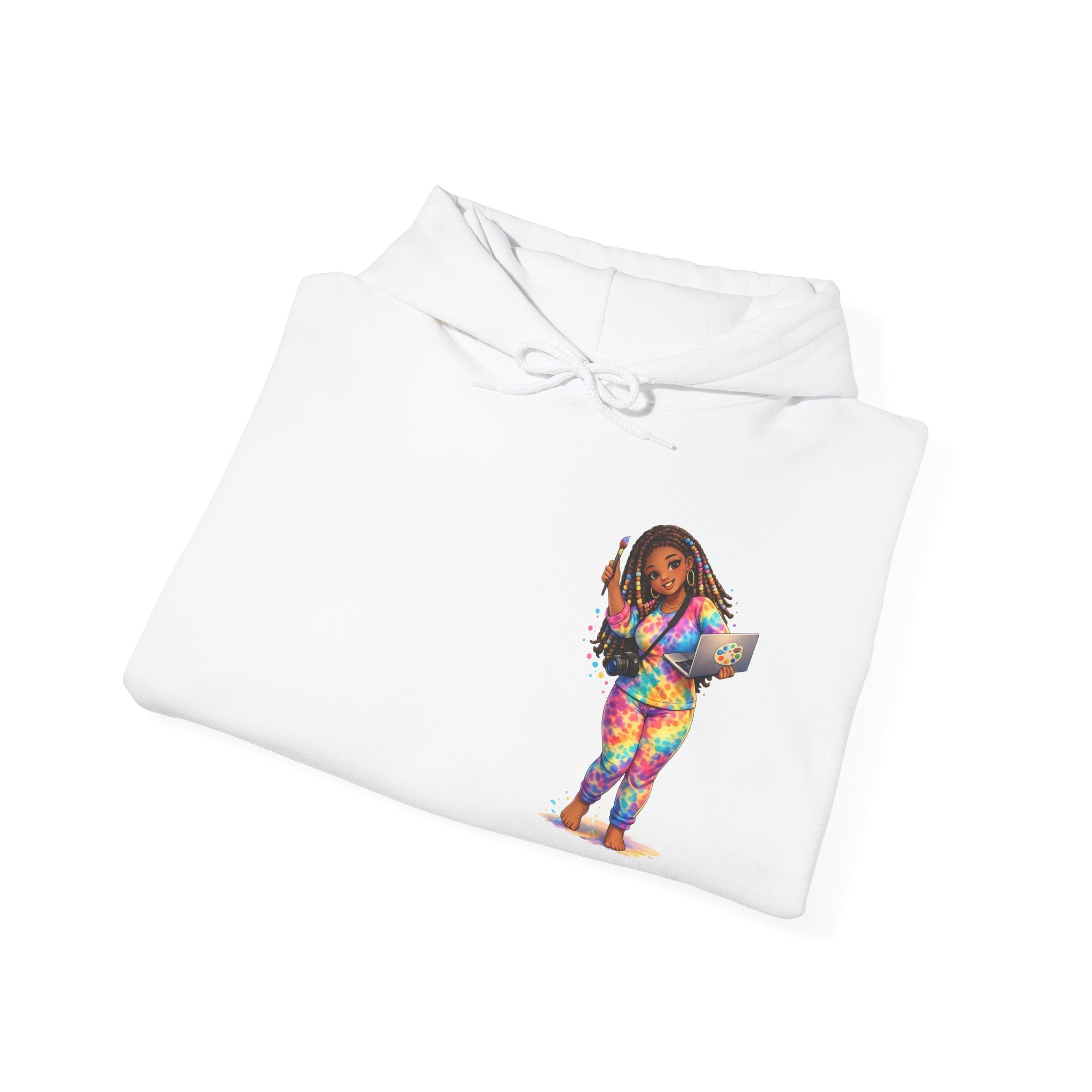 The Muse Graphic Hoodie | Creative Black Girl Art Sweatshirt