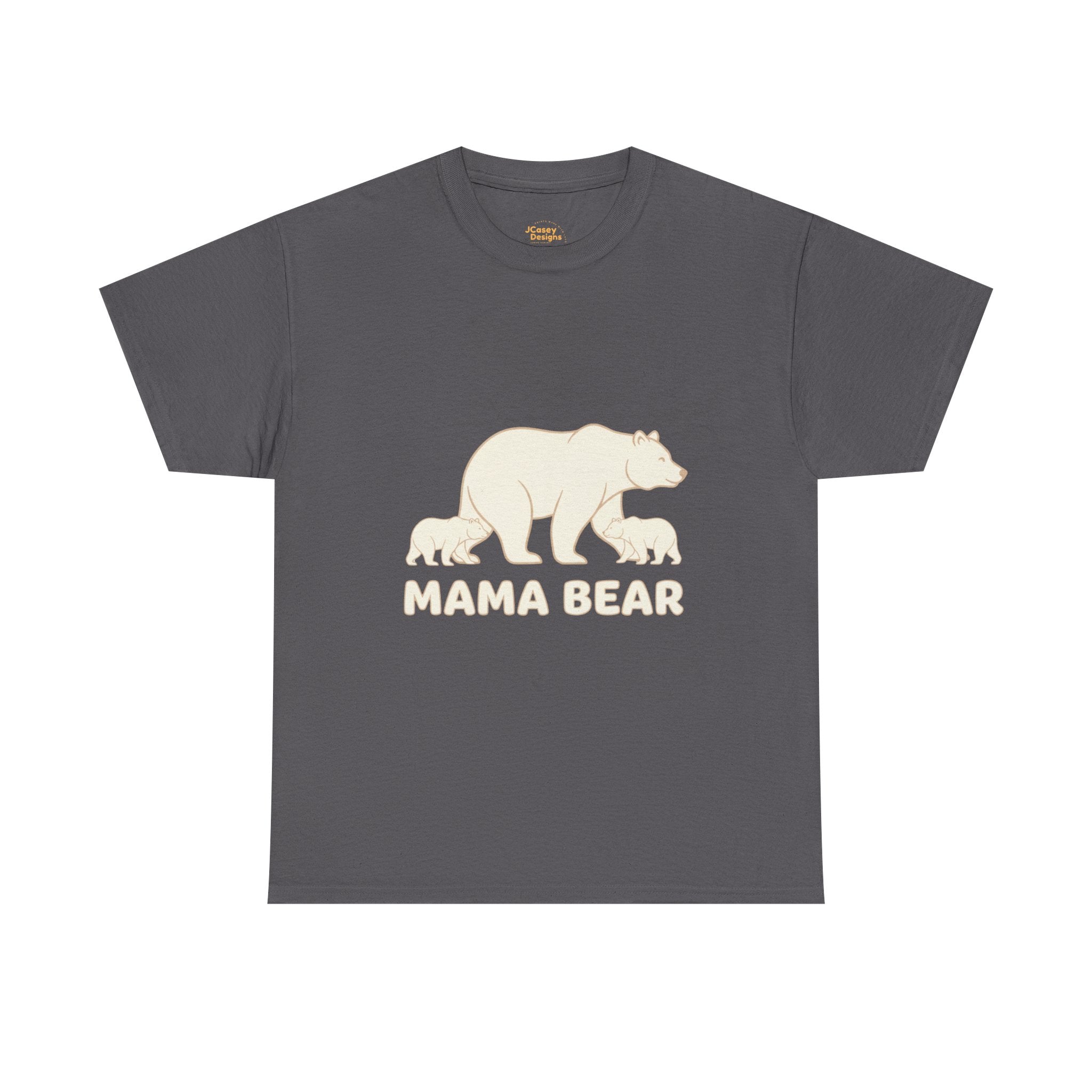 Mama Bear T-Shirt — "My Heart Is Full" Mom Graphic Tee