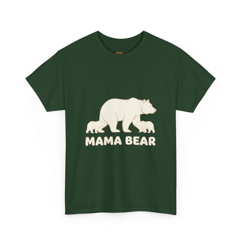 Mama Bear T-Shirt — "My Heart Is Full" Mom Graphic Tee