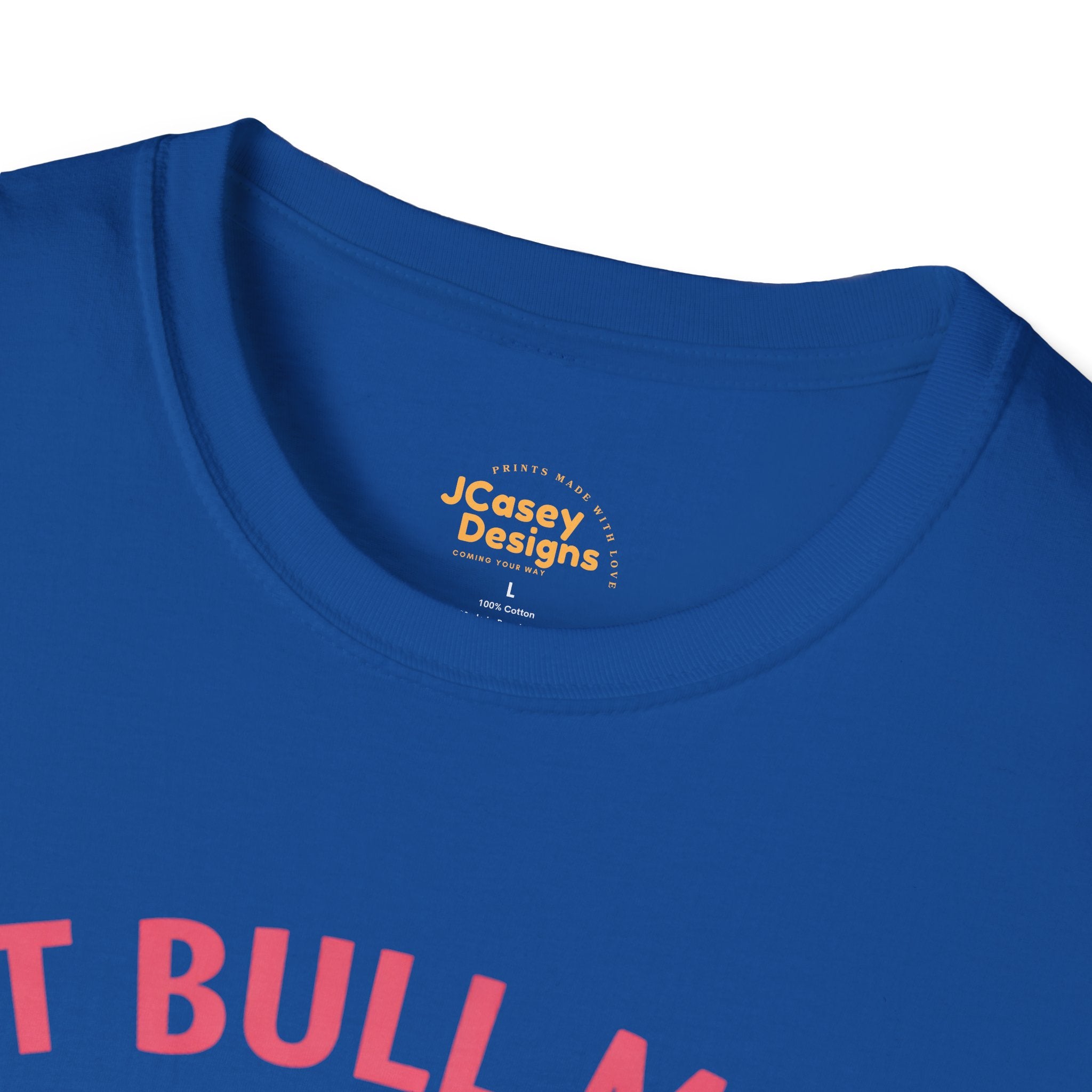 Pit Bull Mom T-Shirt — “Full Heart, Strong Love” Paw & Heart Tee