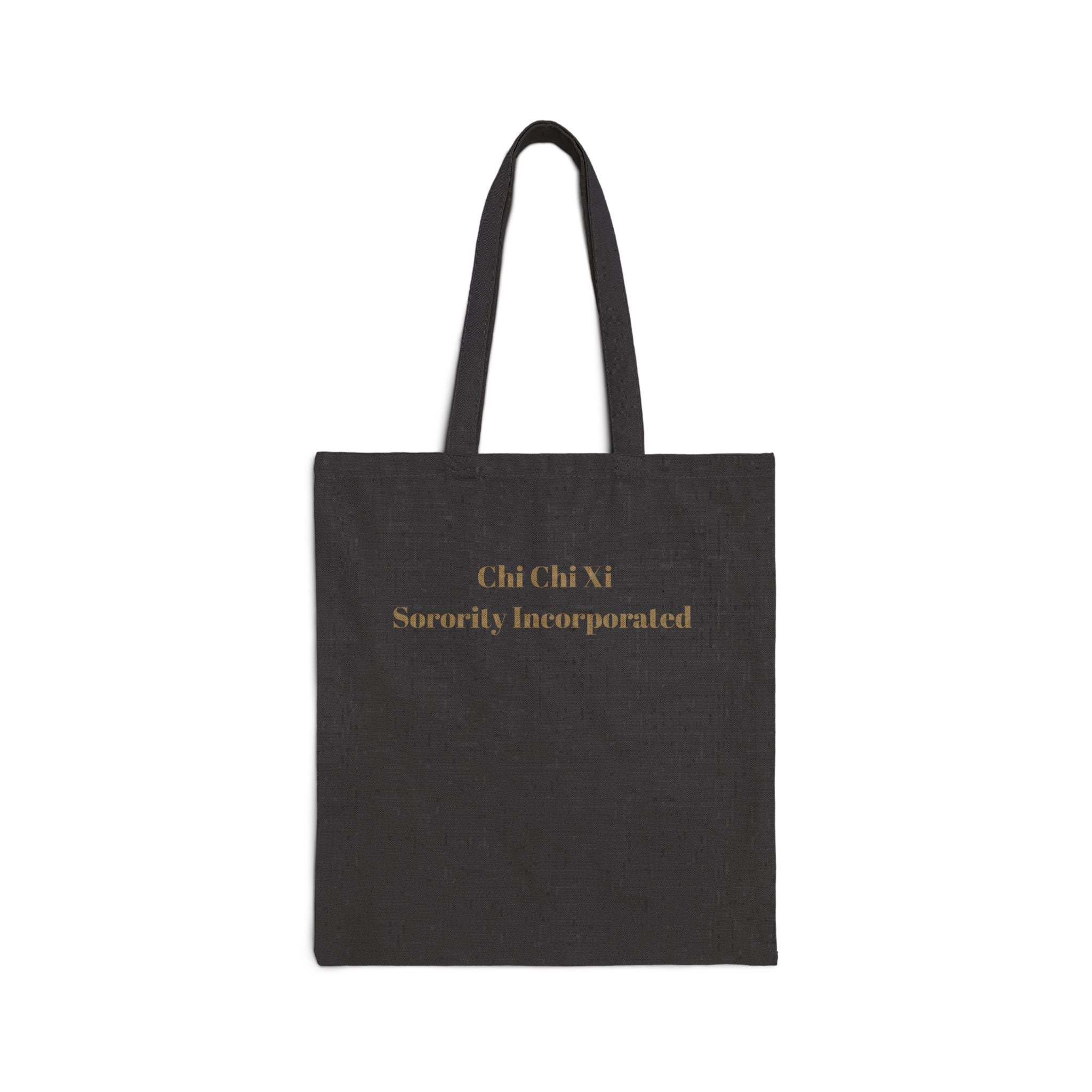 Chi Chi Xi Sorority Incorporated Canvas Tote — Minimalist Greek Letter Bag