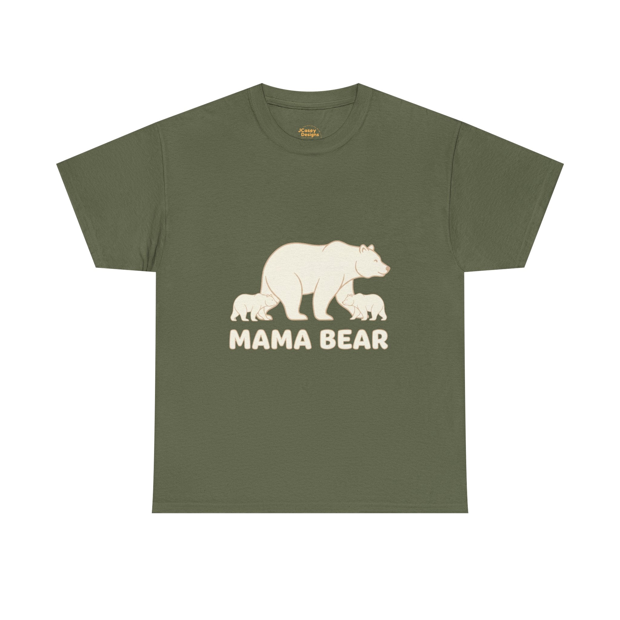 Mama Bear T-Shirt — "My Heart Is Full" Mom Graphic Tee