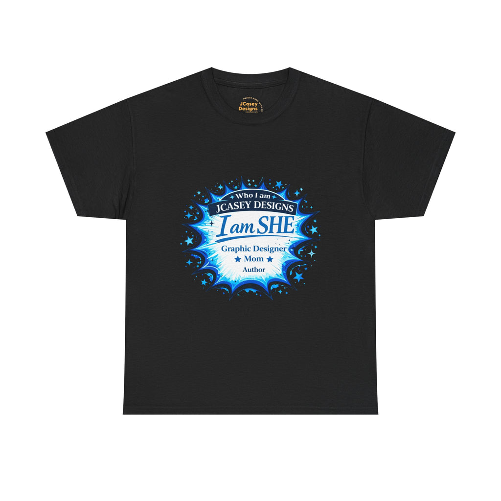 I Am SHE Graphic Tee — Empowerment Shirt for Women Entrepreneurs