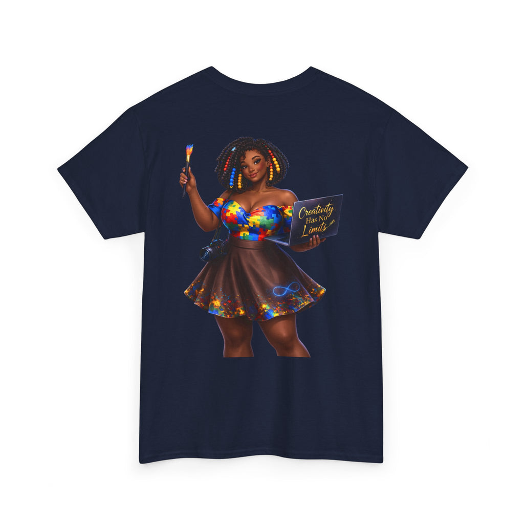 BBW Baddie Muse | Creativity Has No Limits Autism Support Shirt
