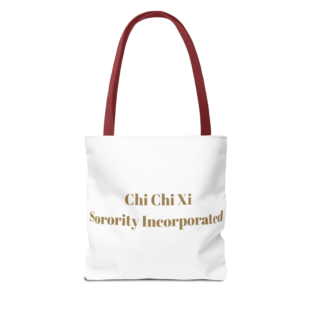 Sorority Tote Bag — "Sapphire Eminence" Butterfly Design