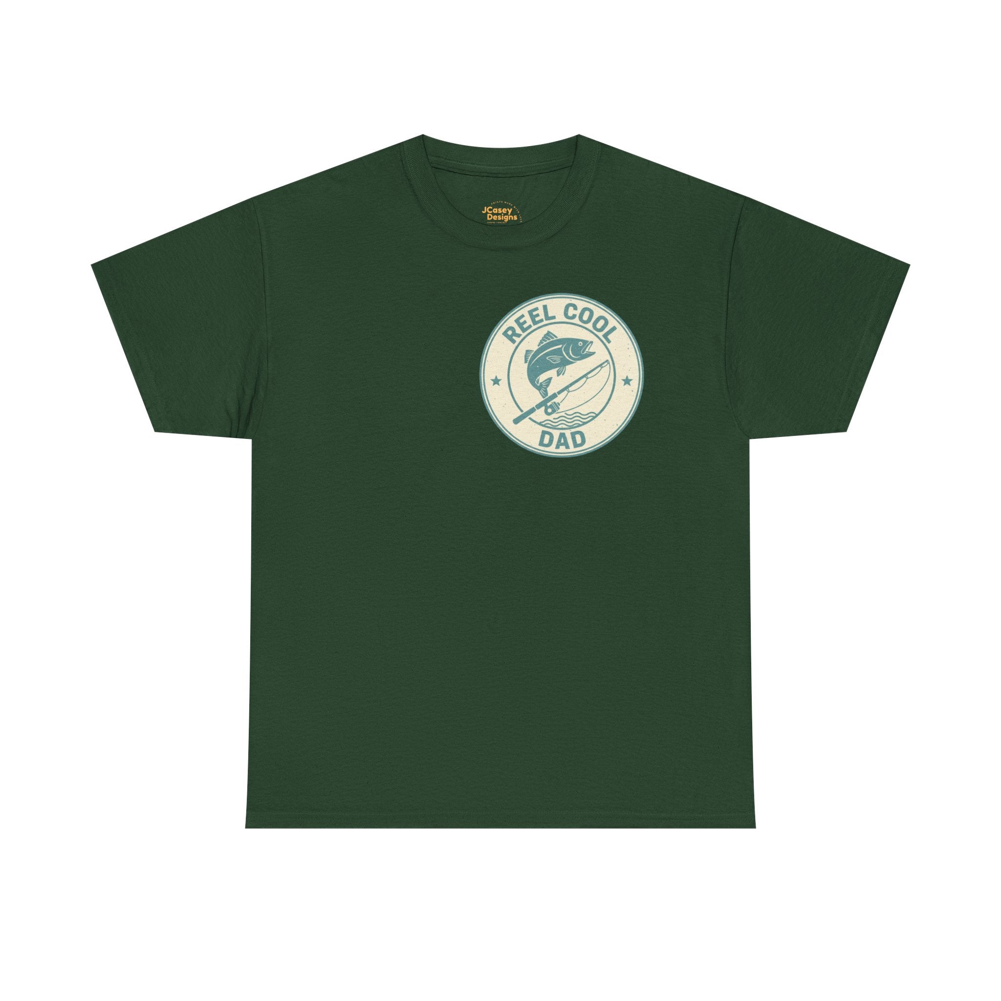 Proud Dad T‑Shirt — 'My Greatest Title' Retro Fishing Badge Tee