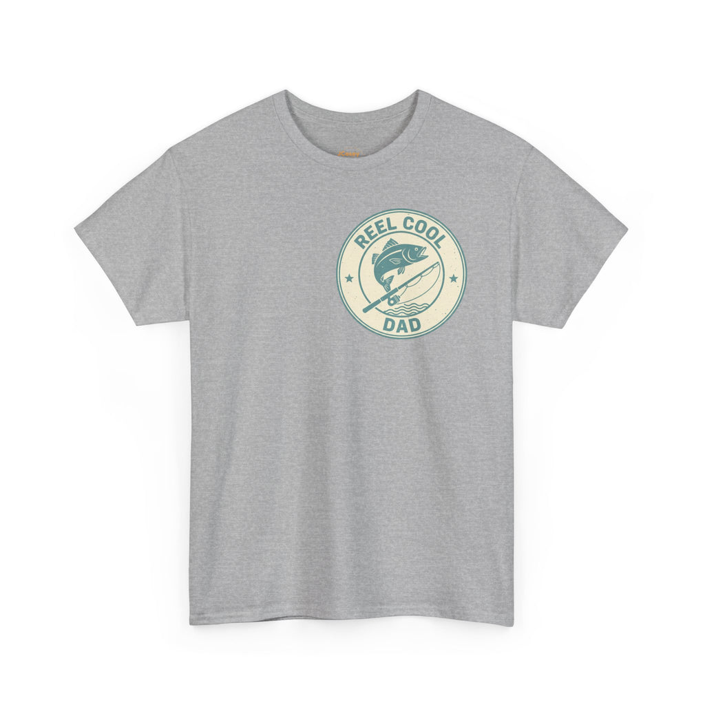 Proud Dad T‑Shirt — 'My Greatest Title' Retro Fishing Badge Tee