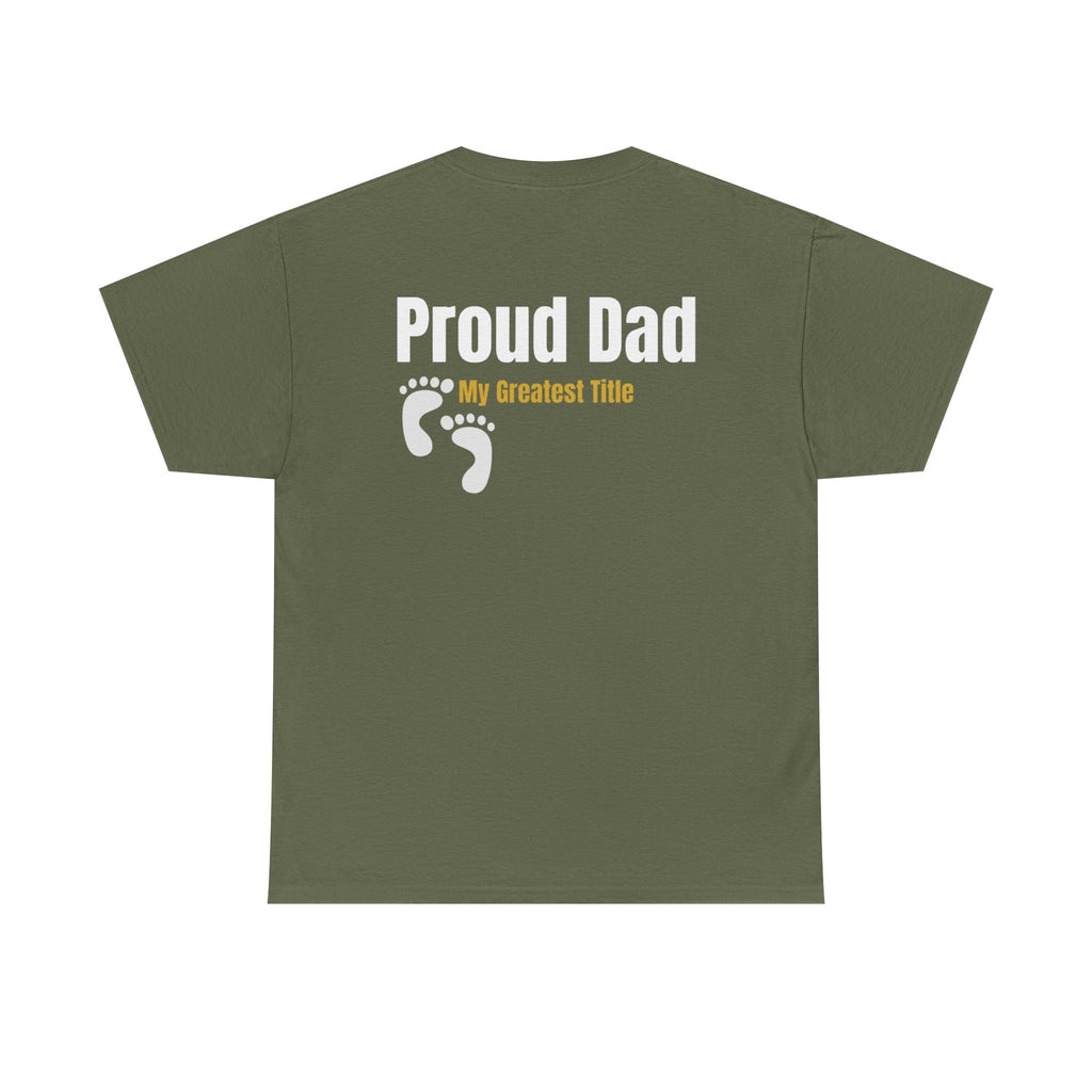 Campfire Dad T‑Shirt — "My Greatest Title" Proud Dad Tee