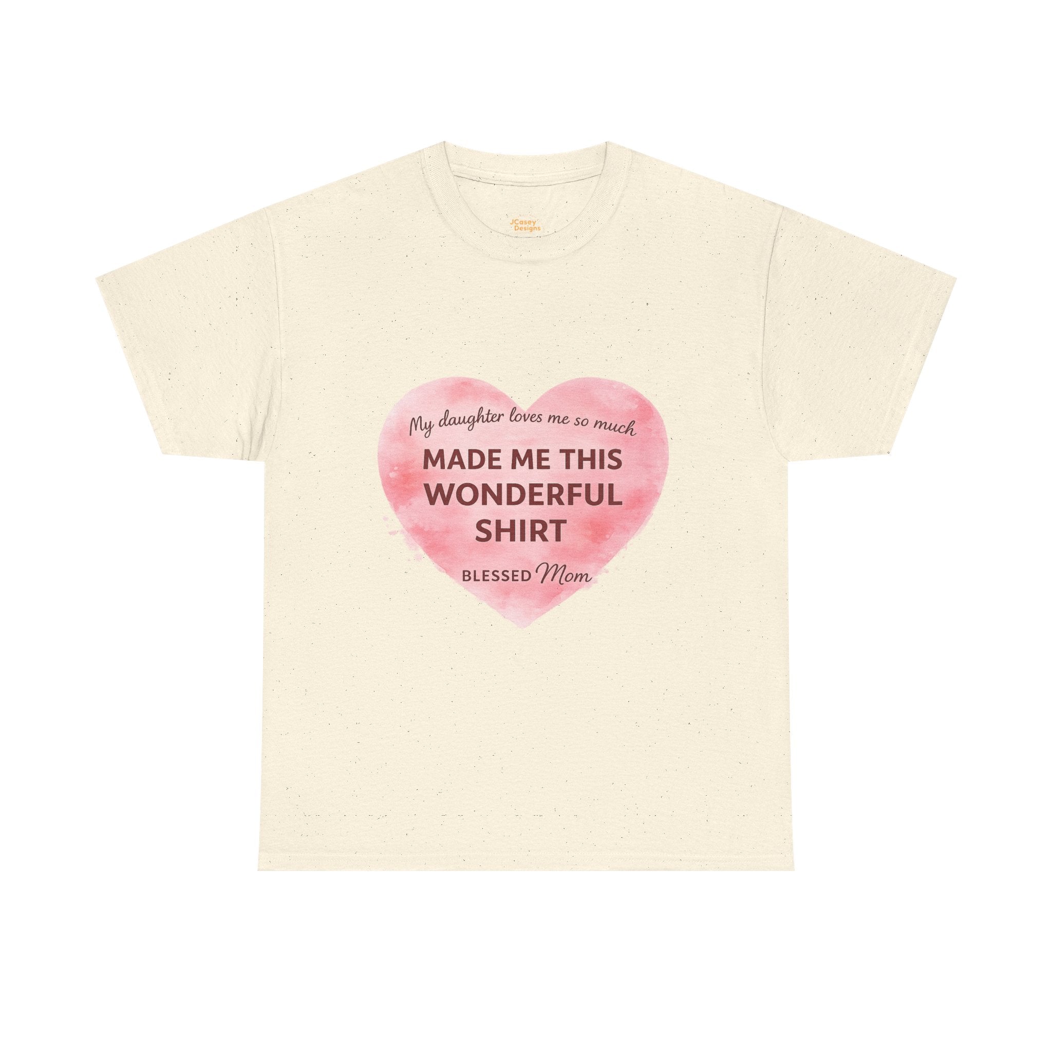 Blessed Mom Heart Shirt – Gift from Daughter