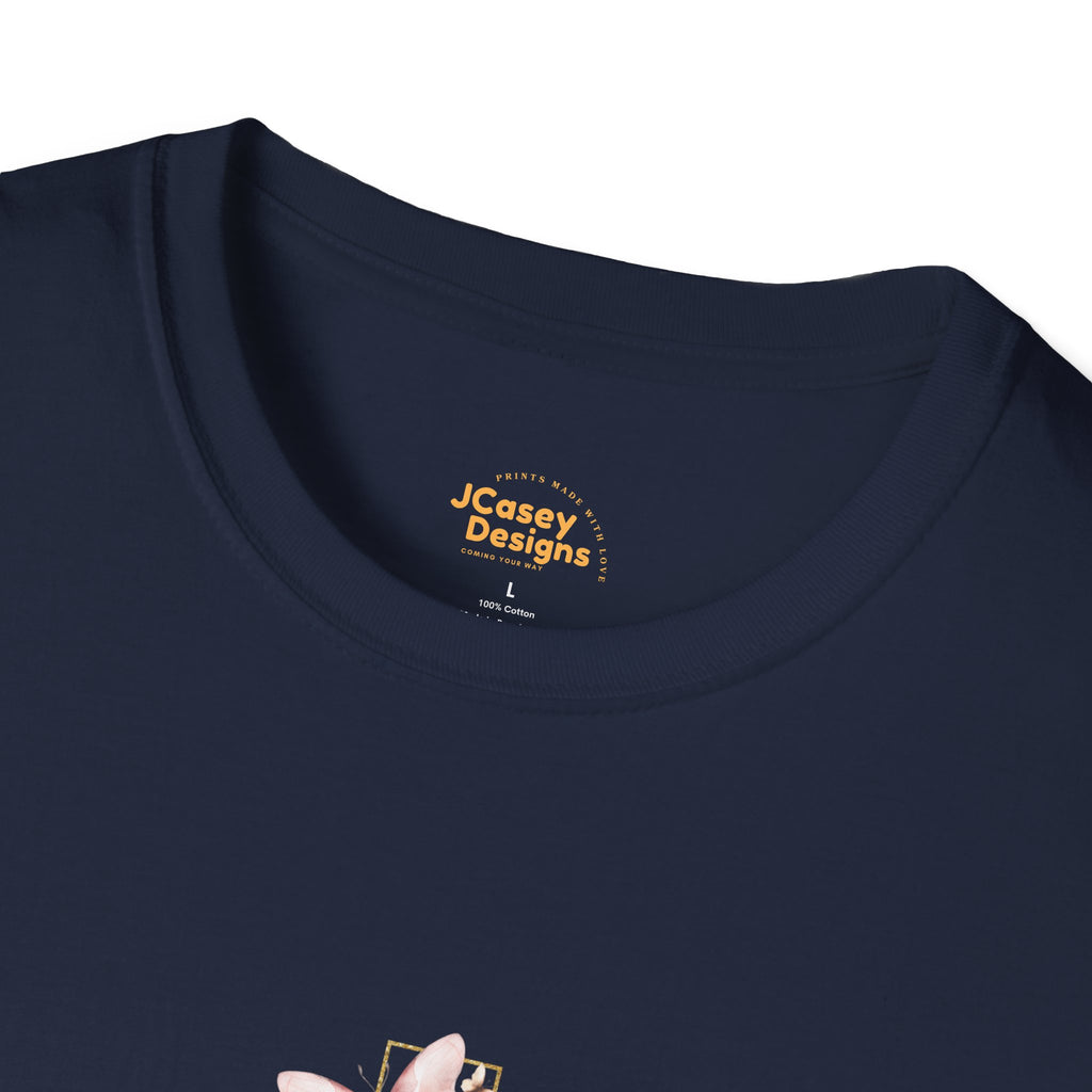 Floral Cross Scripture Tee — Trust in the Lord Christian T-Shirt