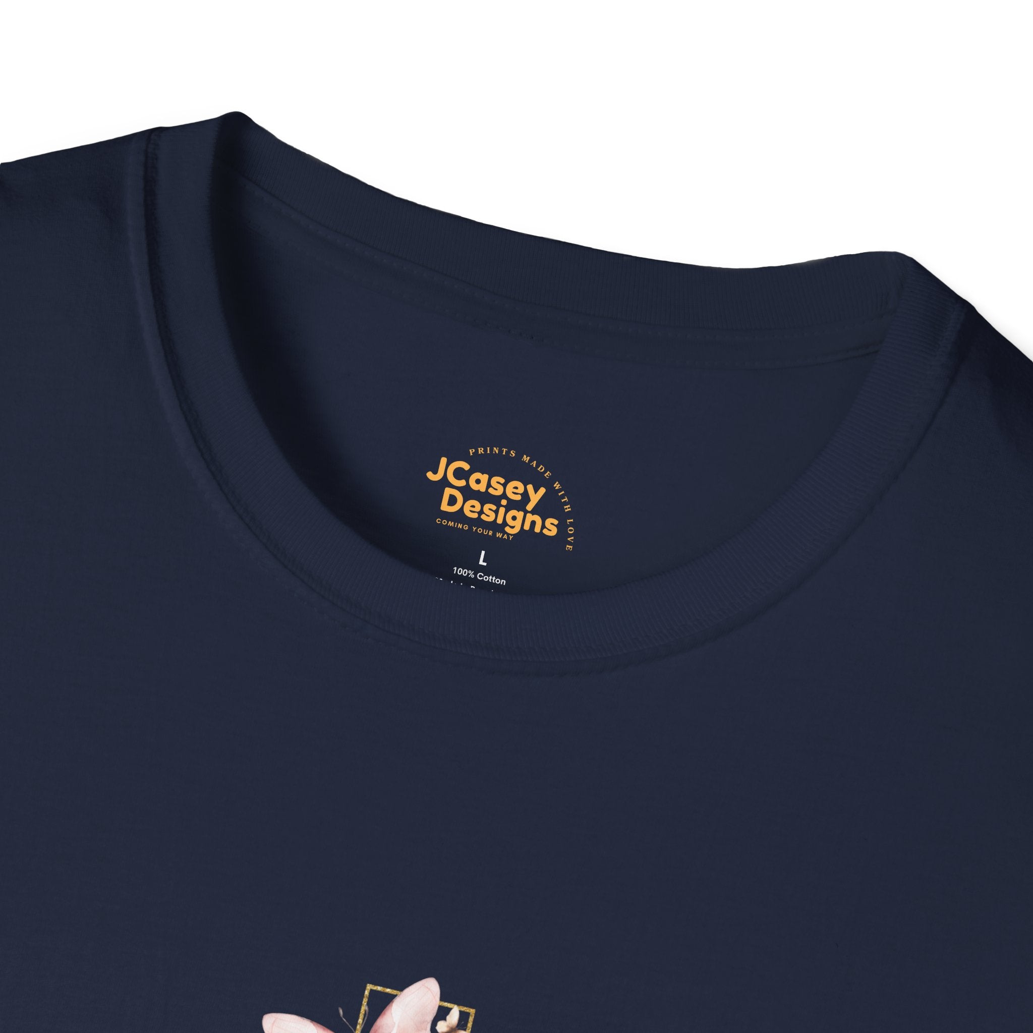 Floral Cross Scripture Tee — Trust in the Lord Christian T-Shirt