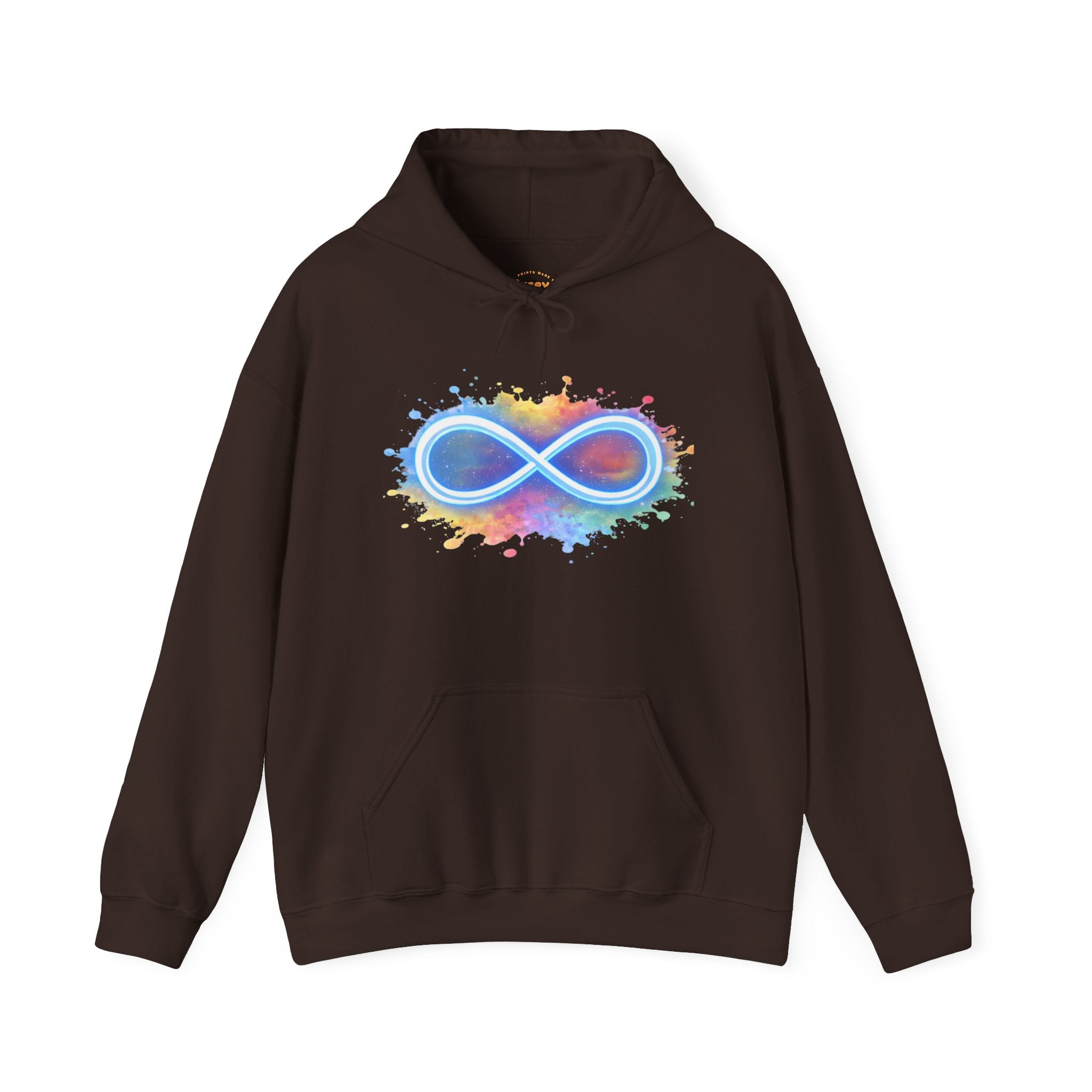 Infinity Paint Splash Hoodie — "Creativity Has No Limits" Artistic Pullover