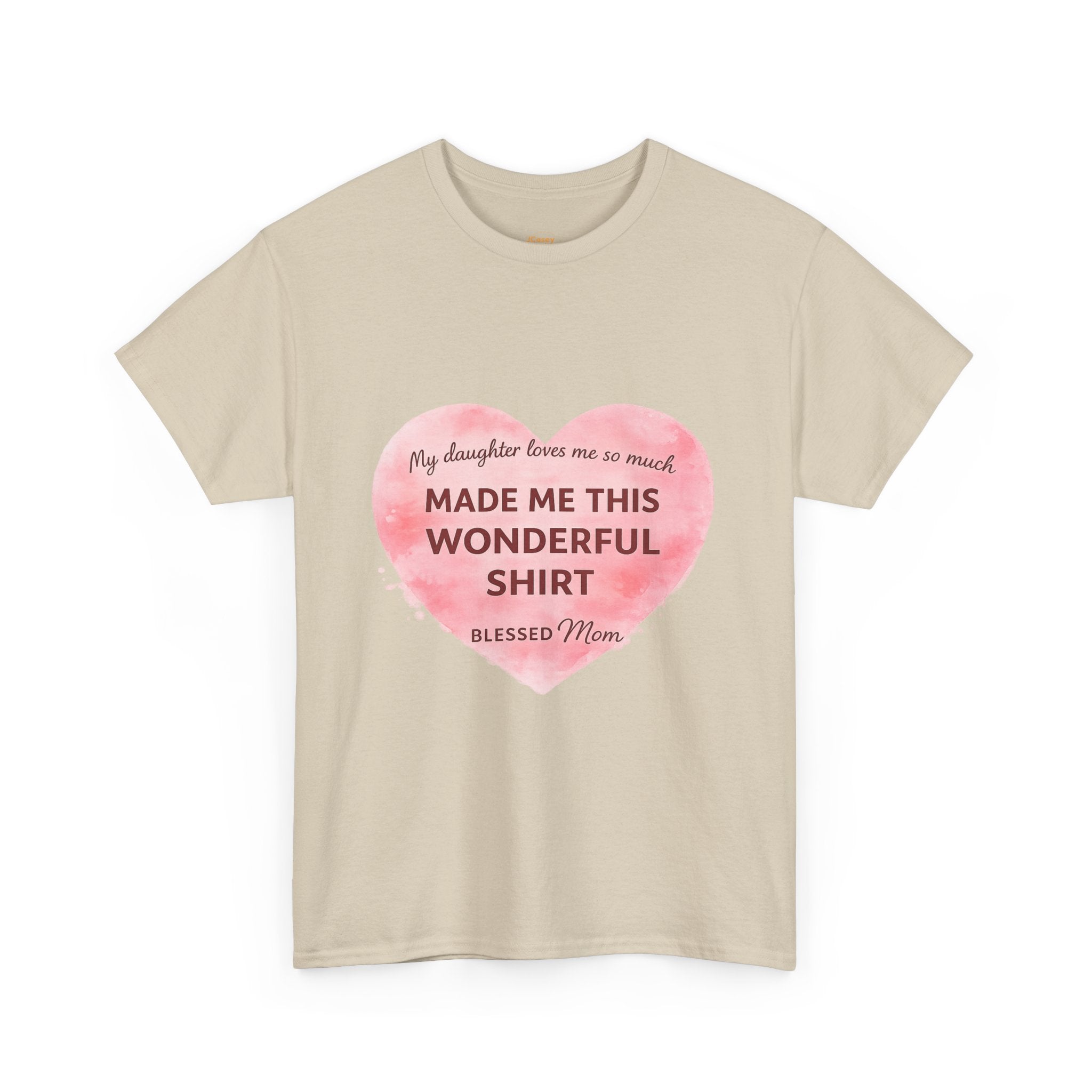 Blessed Mom Heart Shirt – Gift from Daughter
