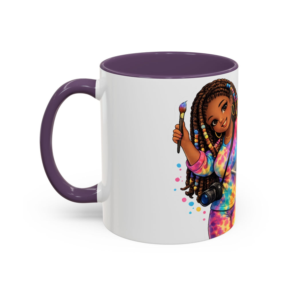 The Muse Creative Accent Mug – Gold Text Design (11oz)