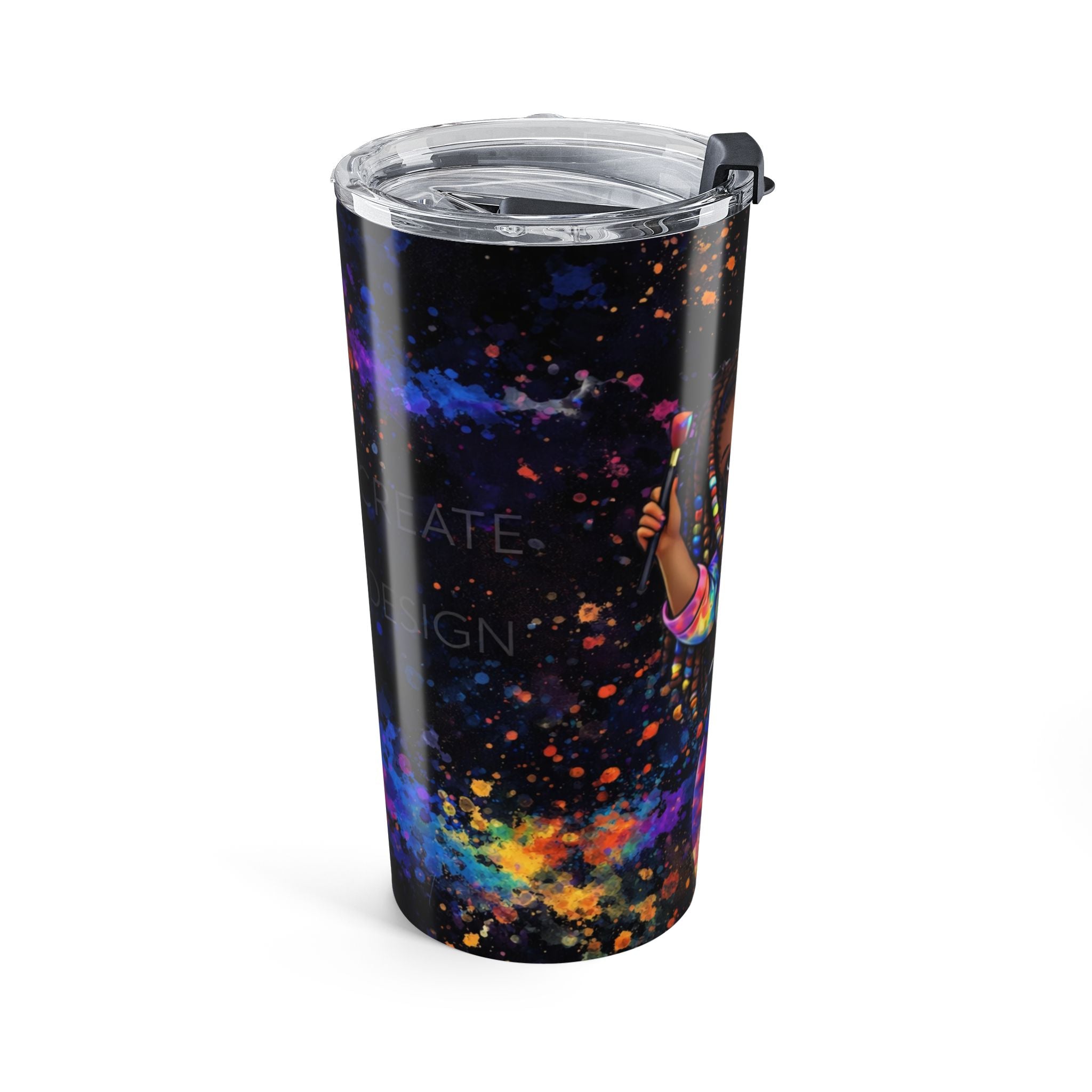 The Muse Creative Chaos Tumbler – 20oz Stainless Steel Full Wrap