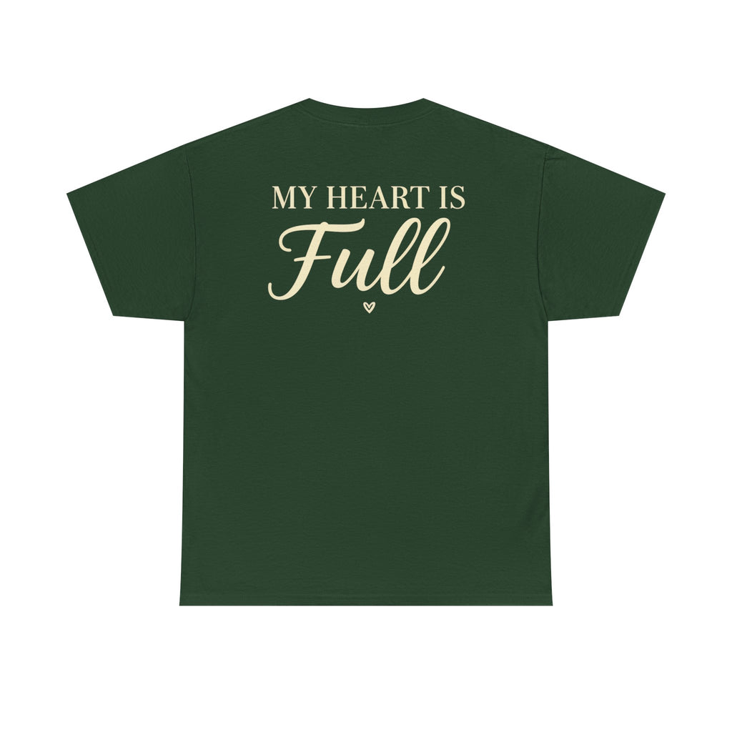 Mama Bear T-Shirt — "My Heart Is Full" Mom Graphic Tee