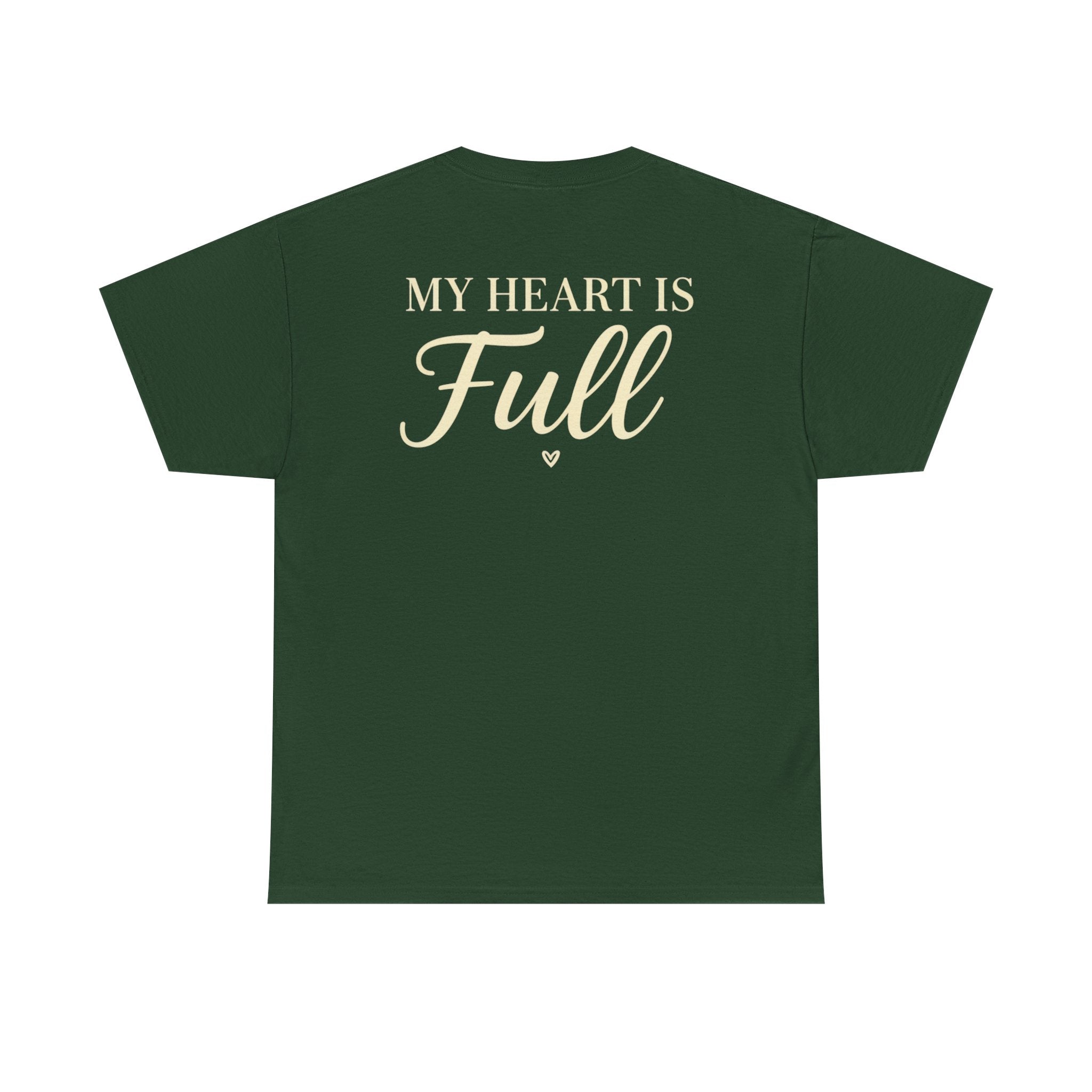 Mama Bear T-Shirt — "My Heart Is Full" Mom Graphic Tee
