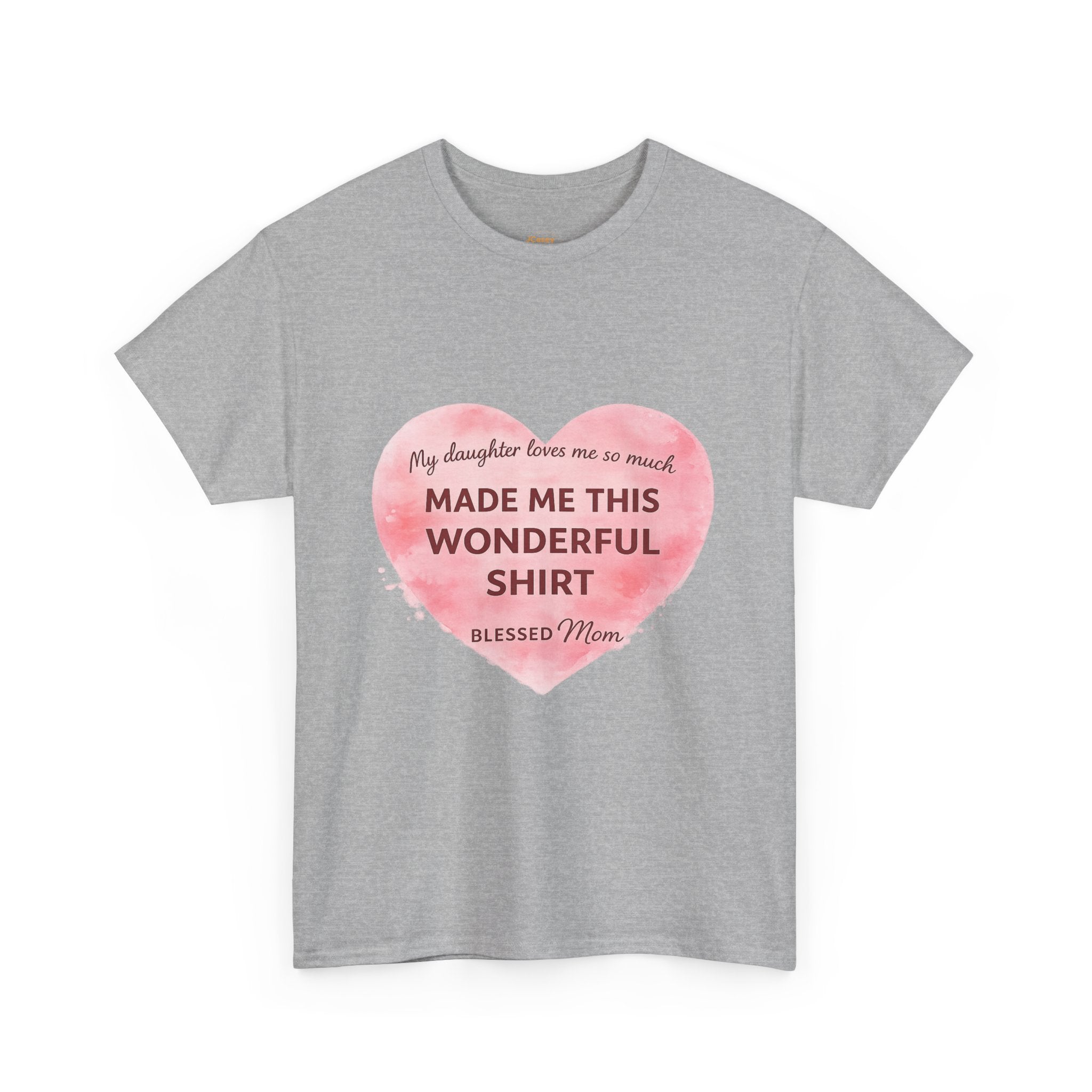 Blessed Mom Heart Shirt – Gift from Daughter