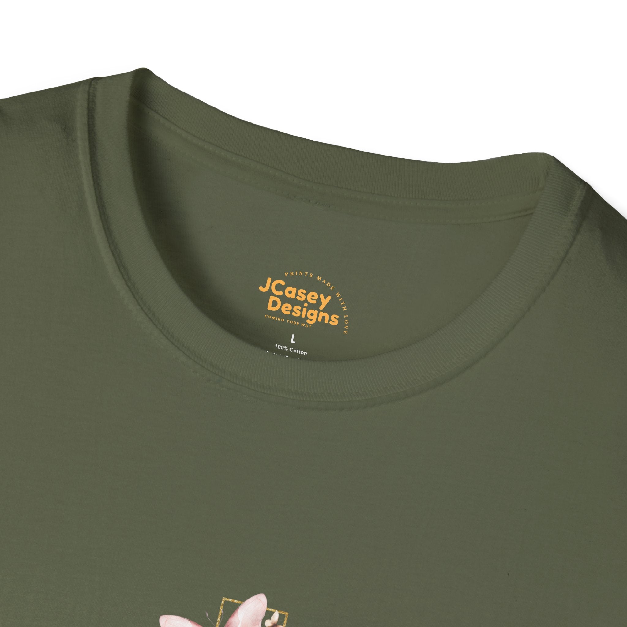 Floral Cross Scripture Tee — Trust in the Lord Christian T-Shirt