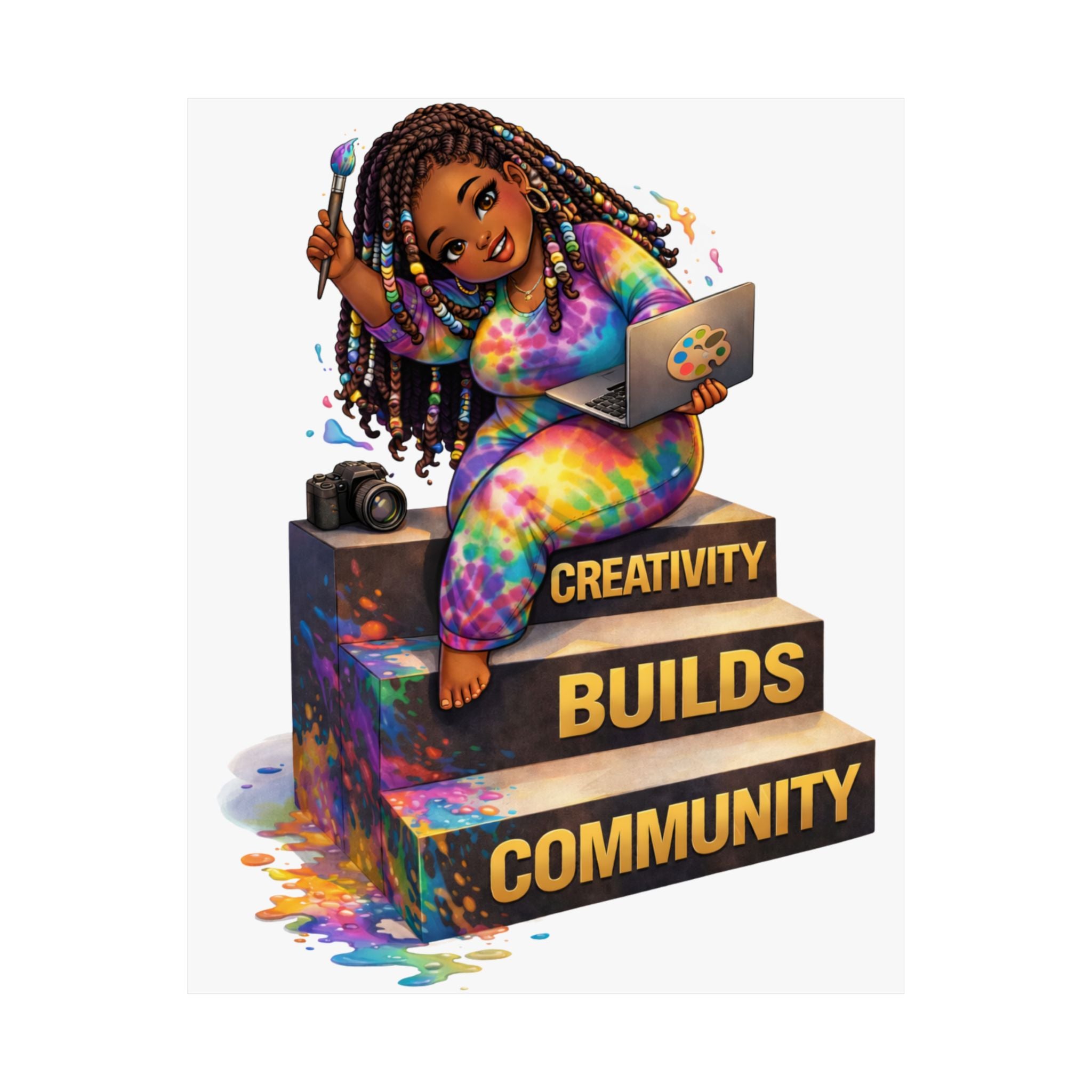 The Muse - Creativity Builds Community Wall Art Print