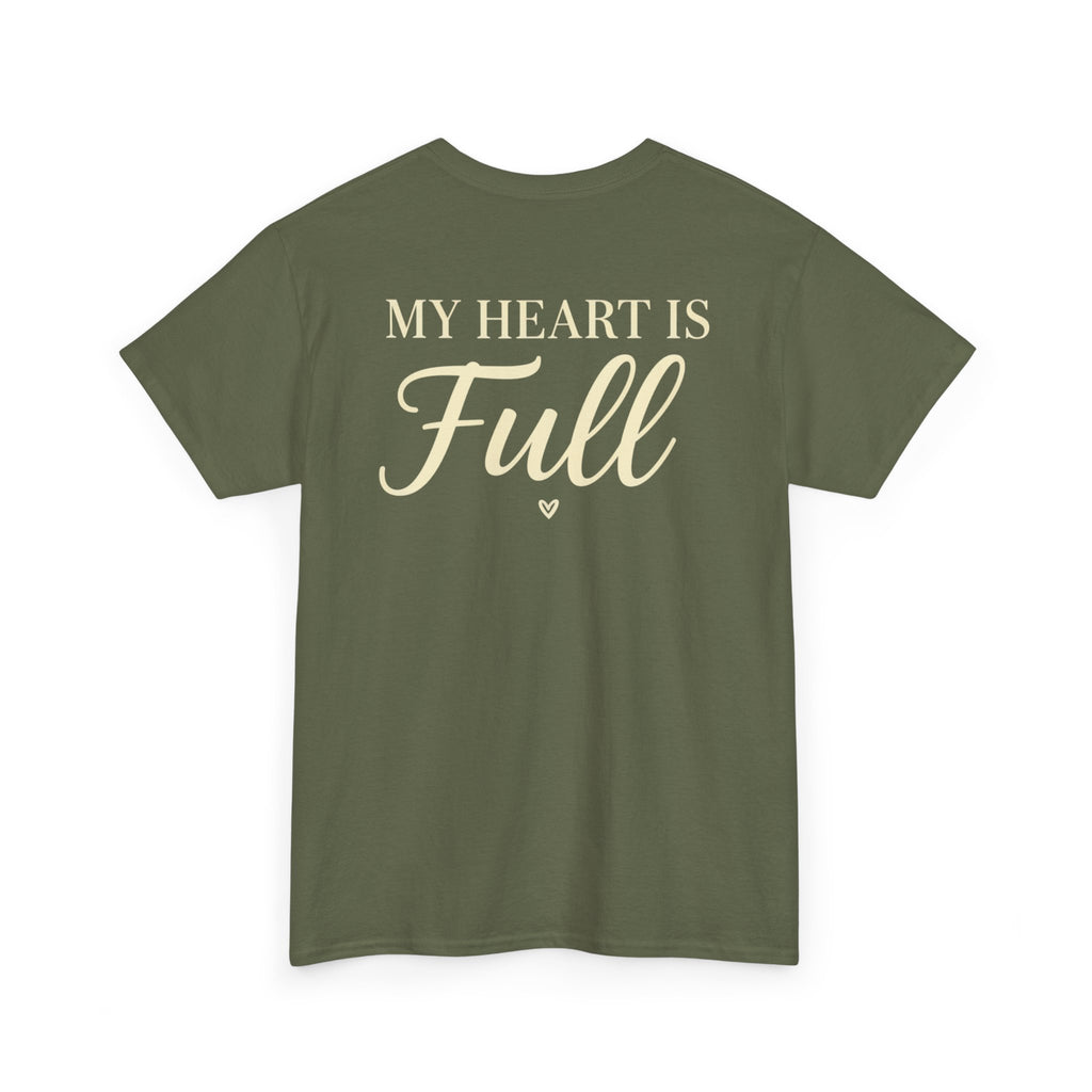 Mom My Guiding Light T‑Shirt — 'My Heart Is Full' Mother's Day Tee
