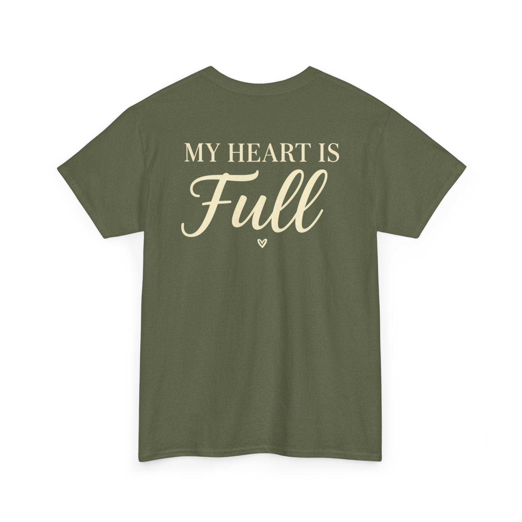 Mom My Guiding Light T‑Shirt — 'My Heart Is Full' Mother's Day Tee
