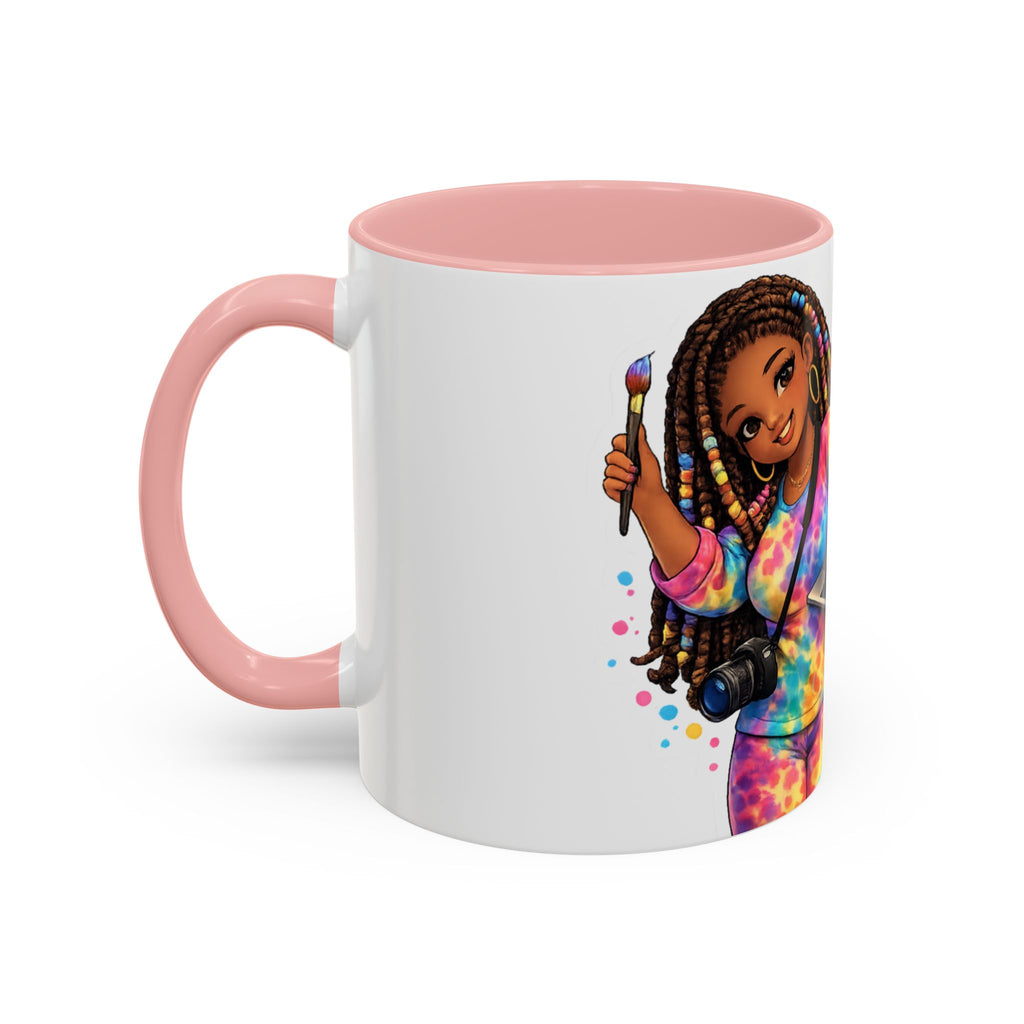 The Muse Creative Accent Mug – Gold Text Design (11oz)