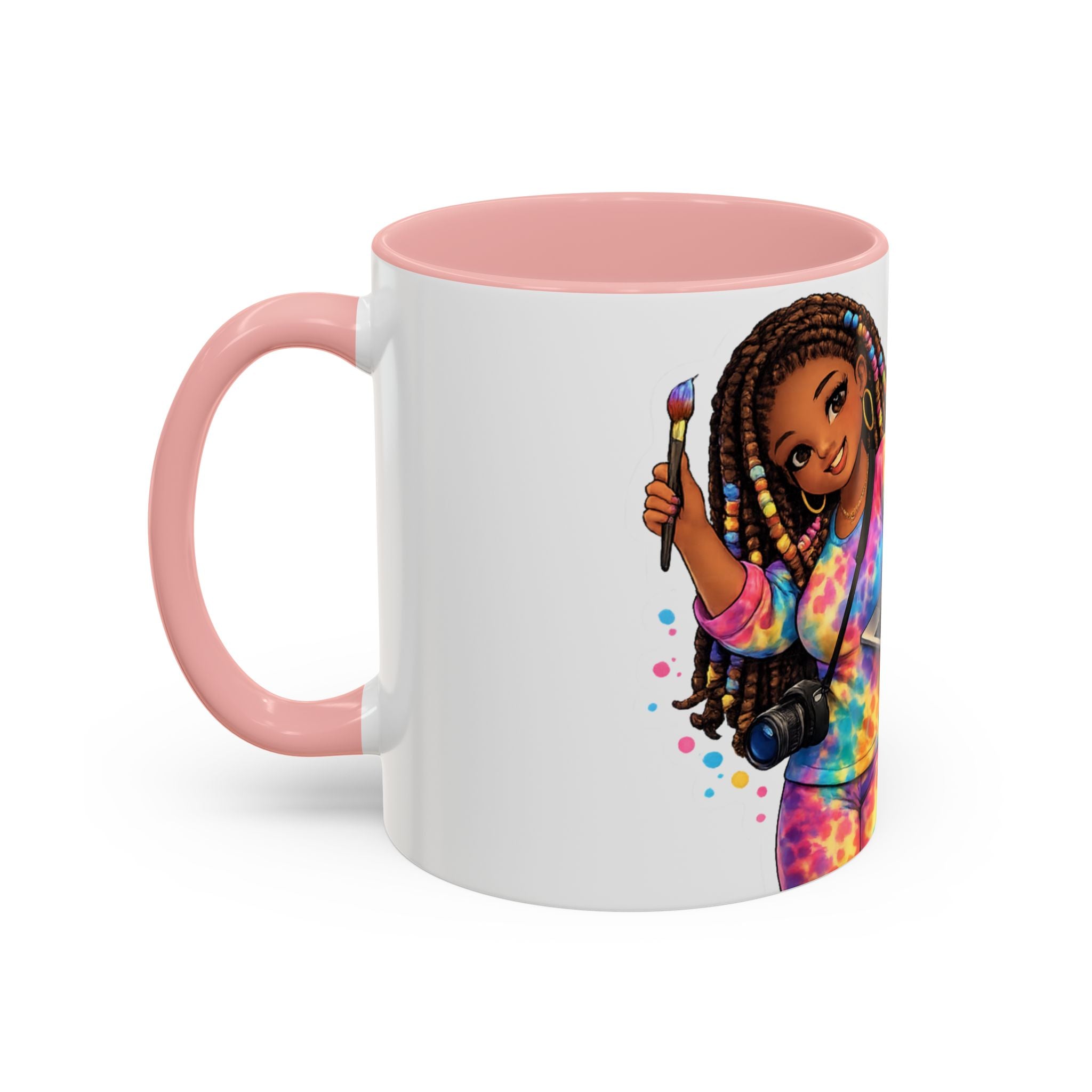 The Muse Creative Accent Mug – Gold Text Design (11oz)