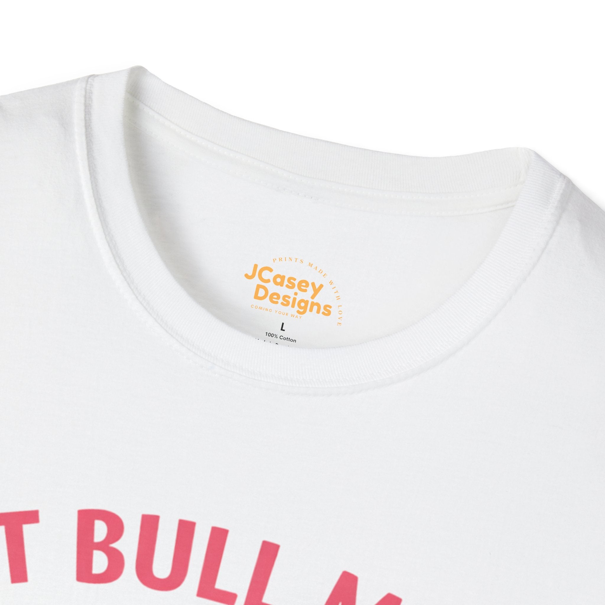 Pit Bull Mom T-Shirt — “Full Heart, Strong Love” Paw & Heart Tee
