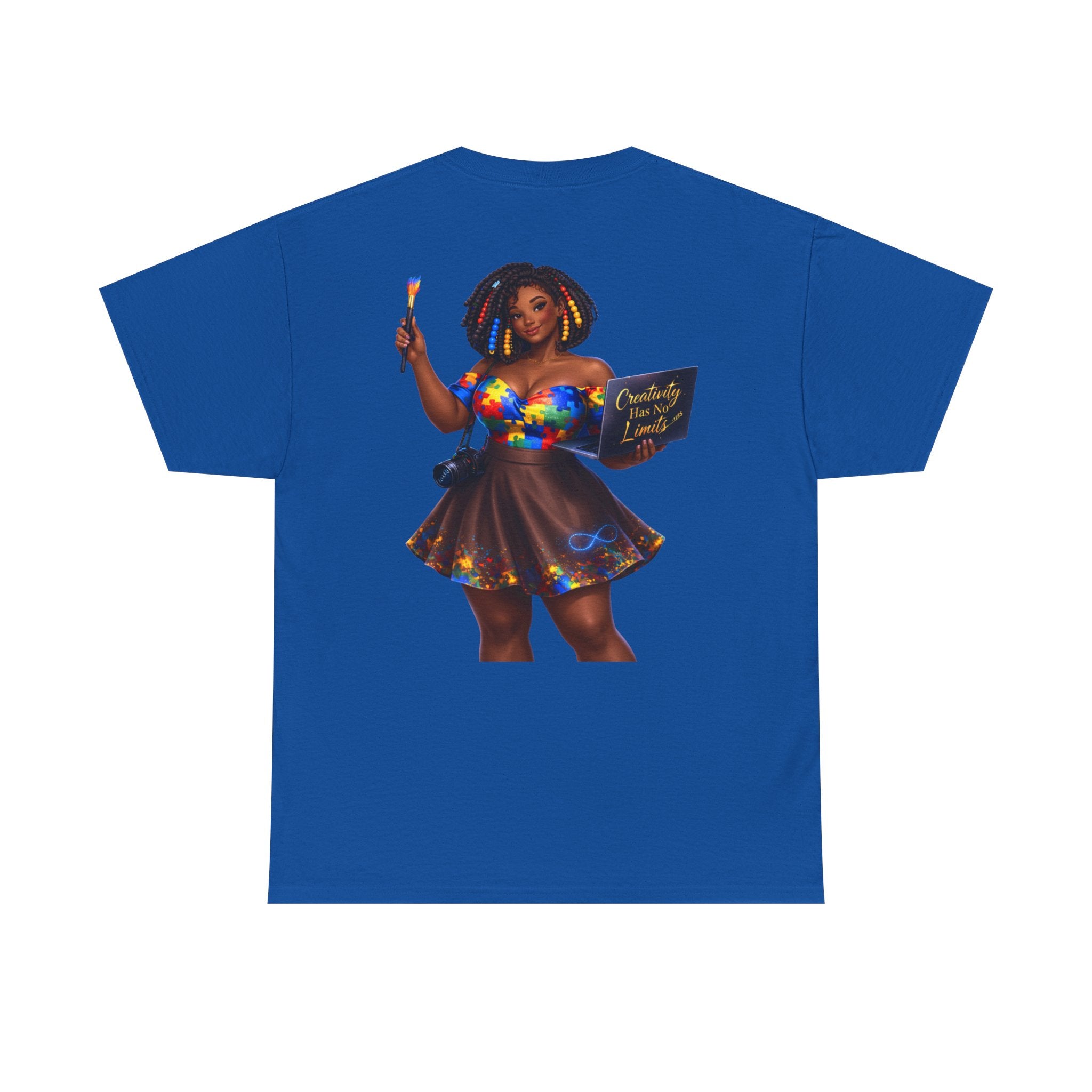 BBW Baddie Muse | Creativity Has No Limits Autism Support Shirt