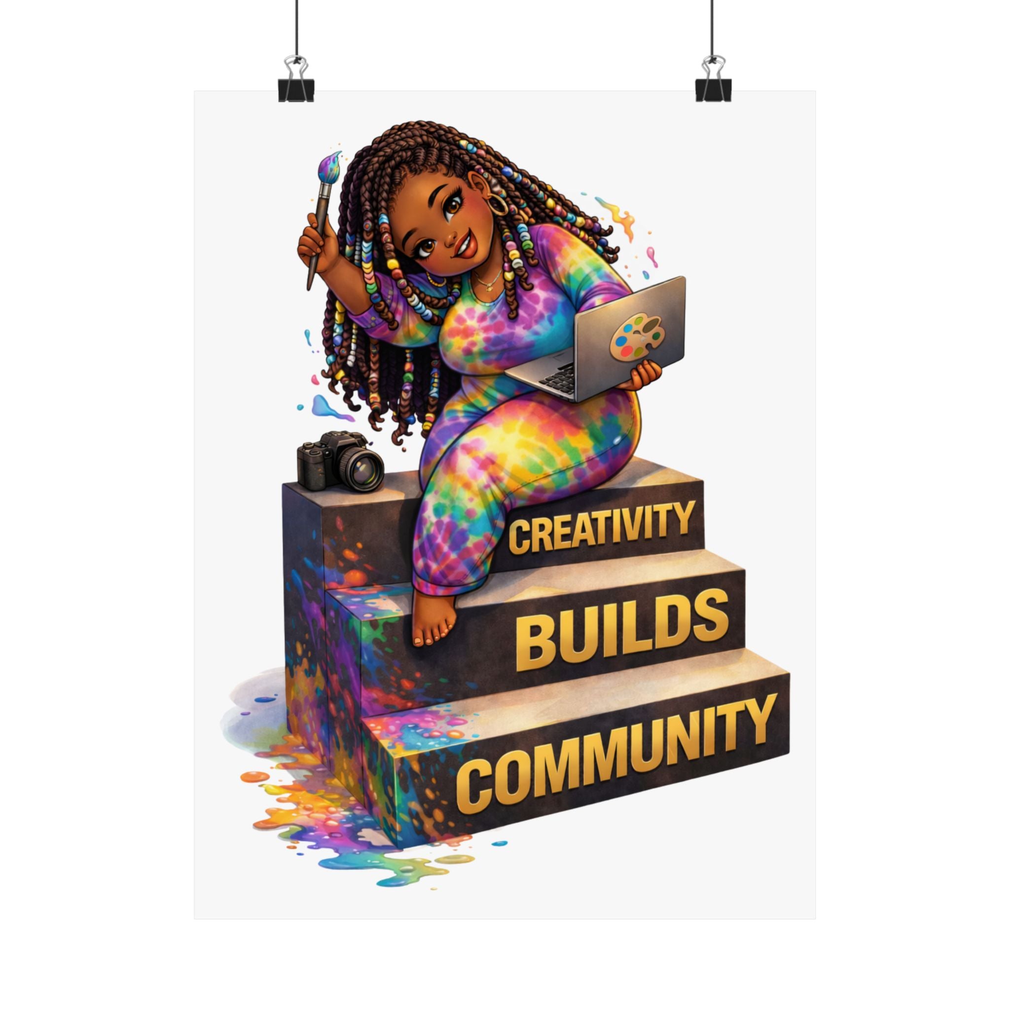 The Muse - Creativity Builds Community Wall Art Print
