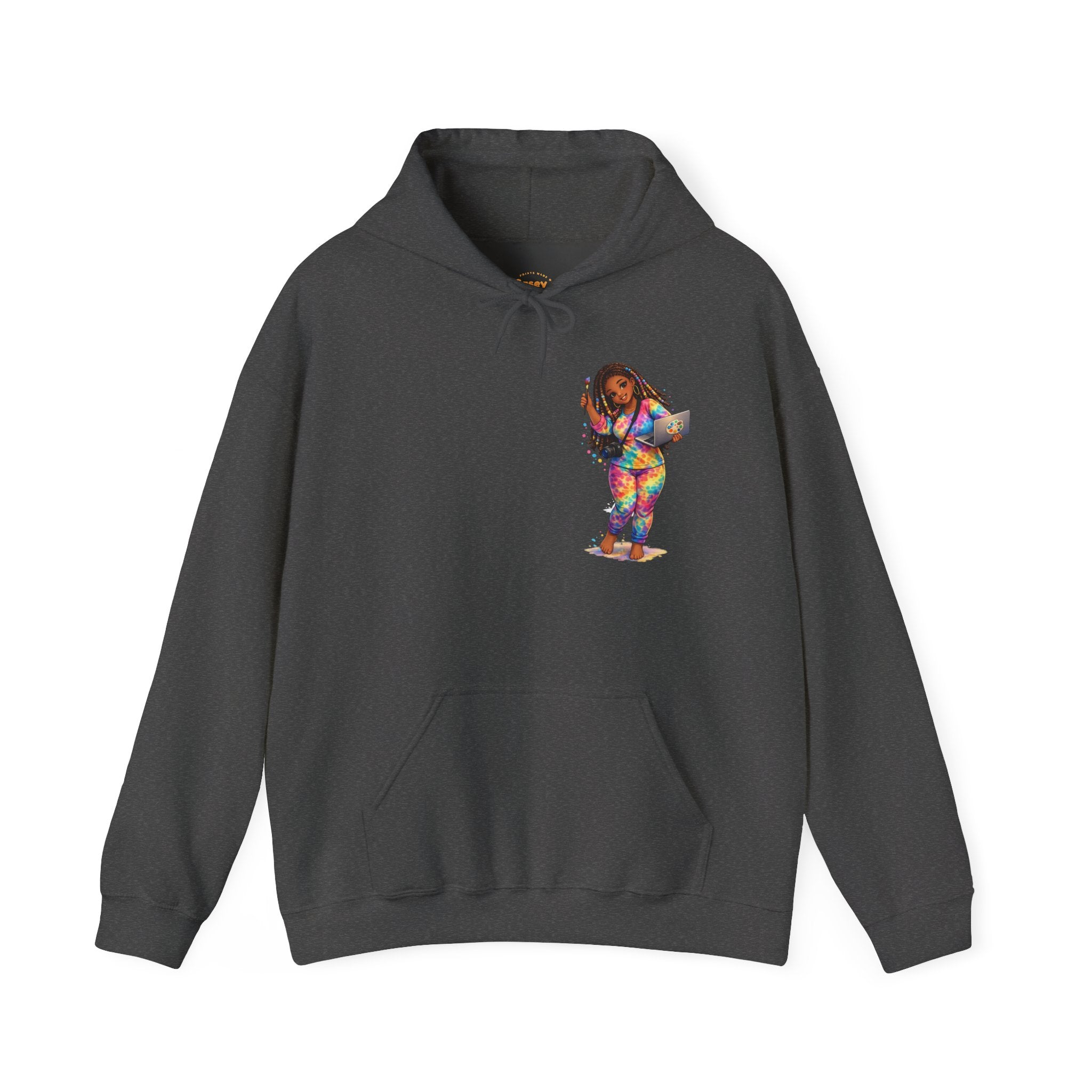 The Muse Graphic Hoodie | Creative Black Girl Art Sweatshirt