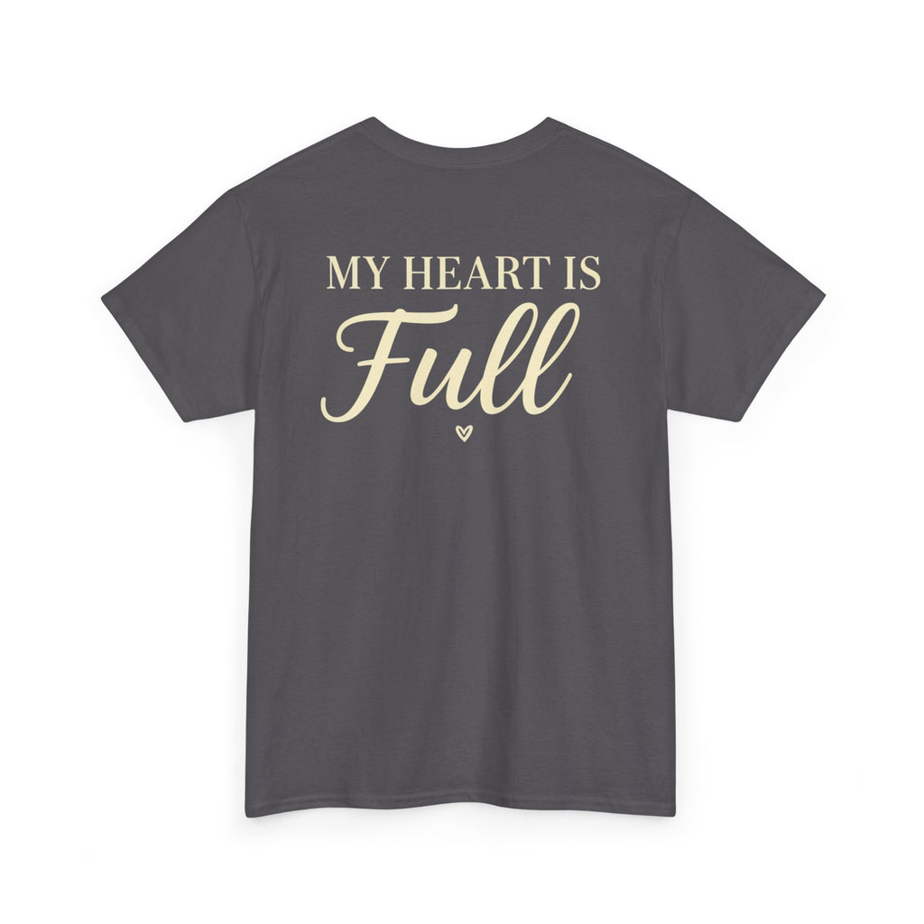 Mama Bear T-Shirt — "My Heart Is Full" Mom Graphic Tee