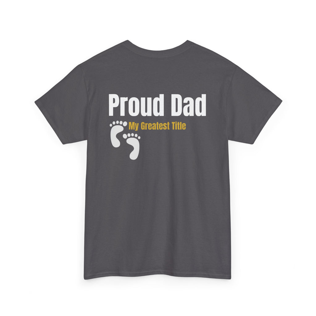 Campfire Dad T‑Shirt — "My Greatest Title" Proud Dad Tee
