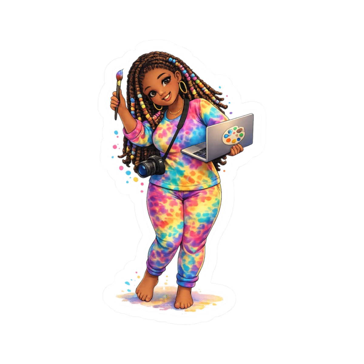 The Muse – Creativity Builds Community Art Sticker